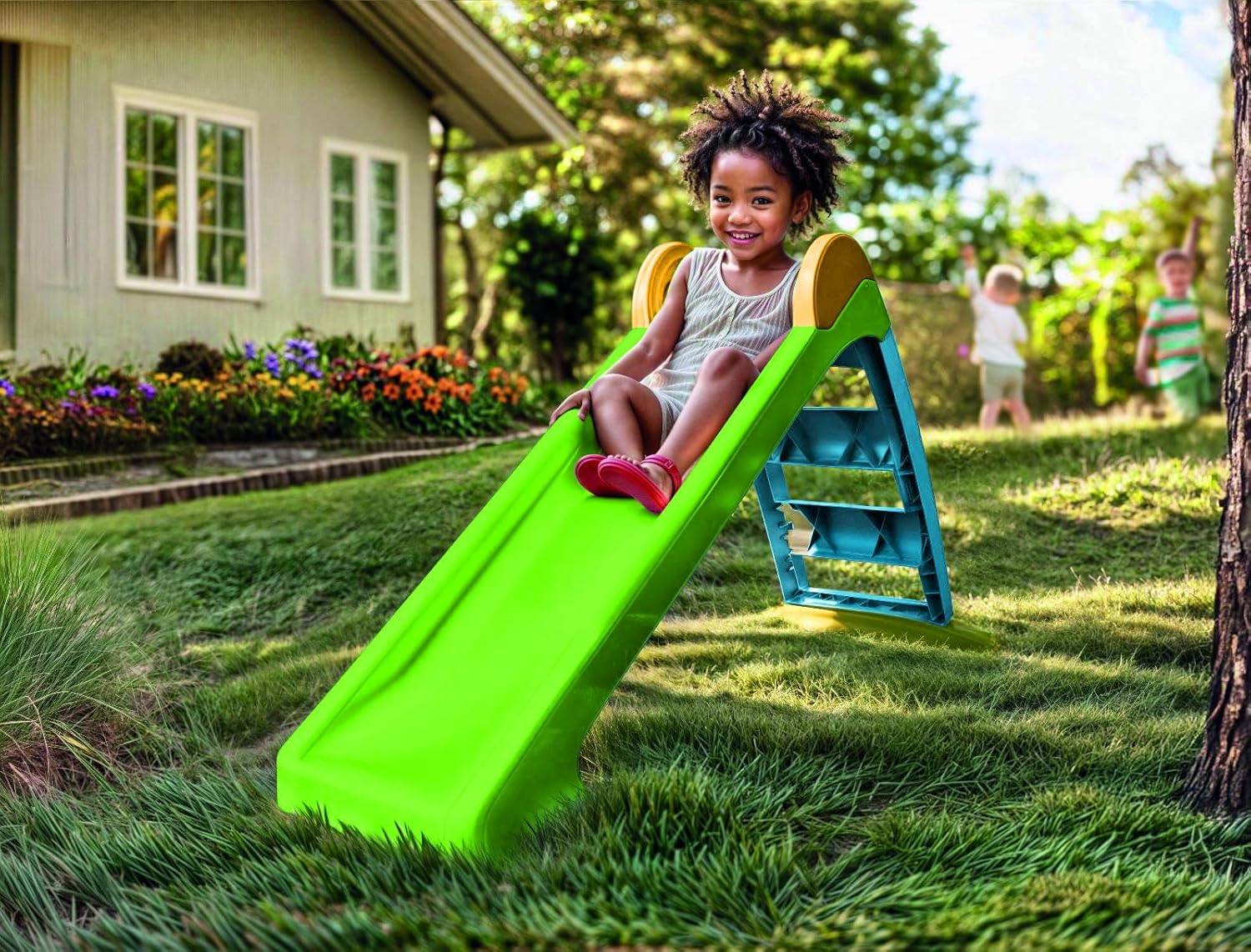 Dolu Slide Green Blue - Image 4