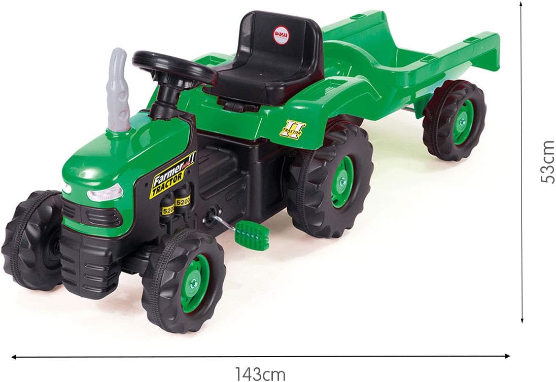 Dolu Tractor and Trailer Green - Image 3