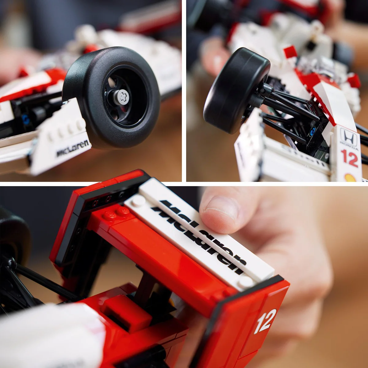 LEGO 10330 Icons McLaren MP4/4 & Ayrton Senna Car Set for Adults - Image 5