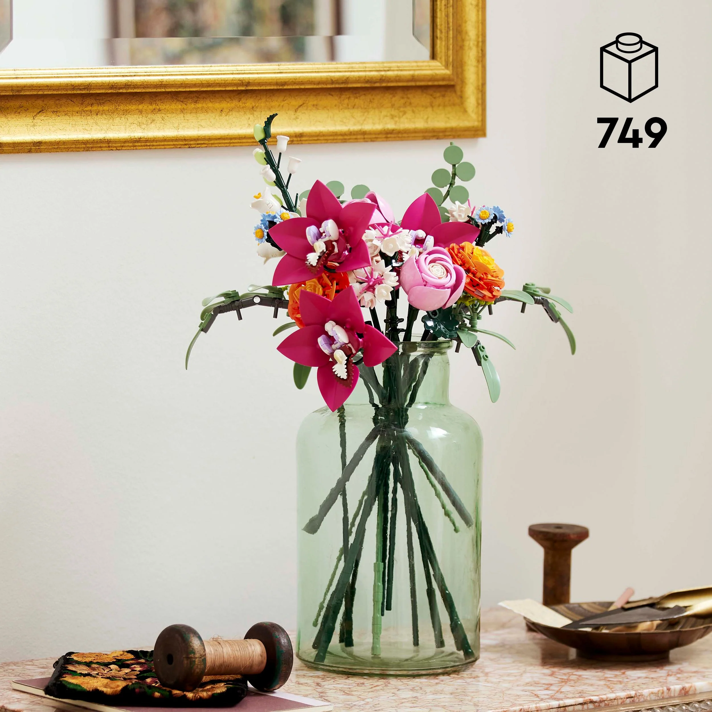LEGO 10342 Pretty Pink Flower Bouquet - Image 4