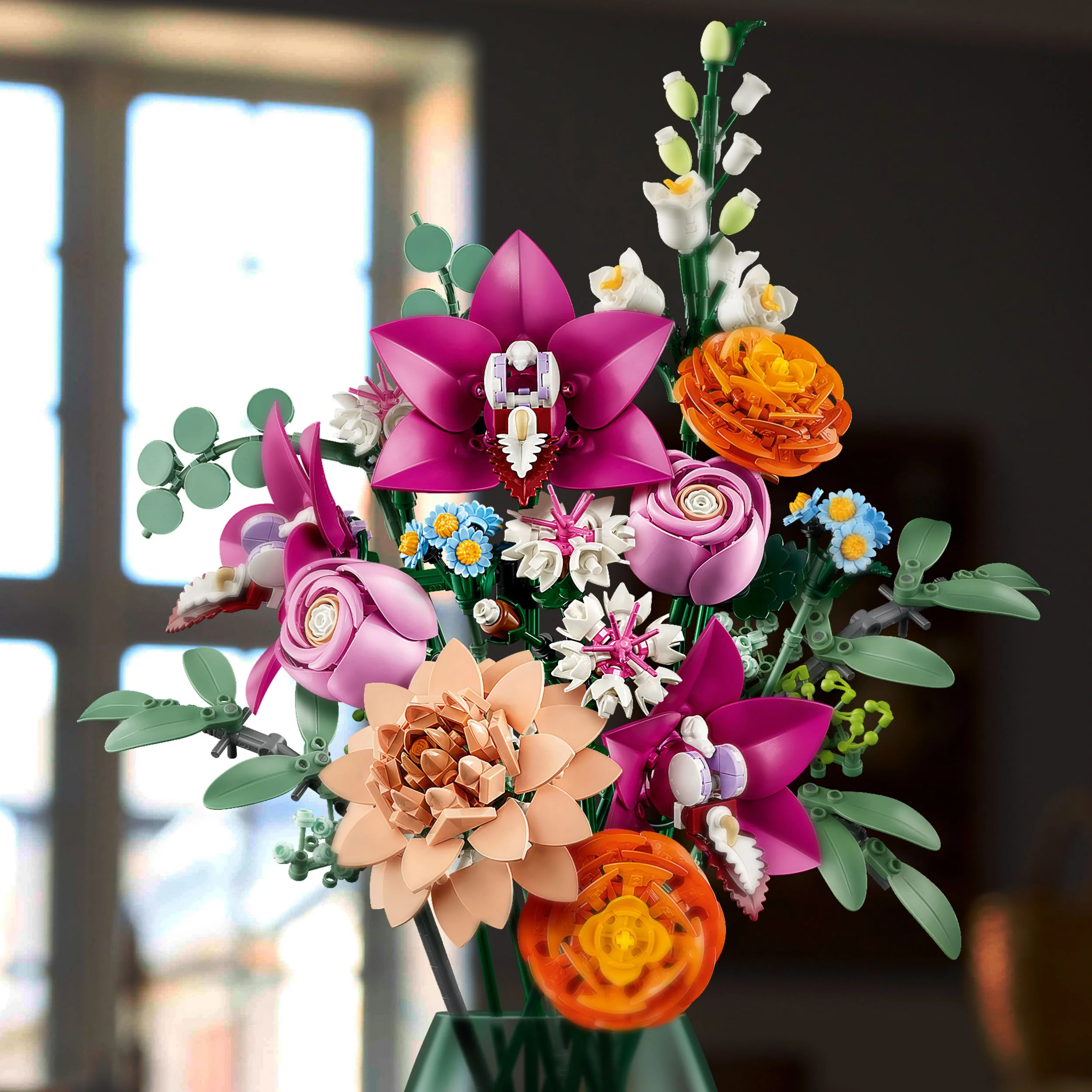 LEGO 10342 Pretty Pink Flower Bouquet - Image 5