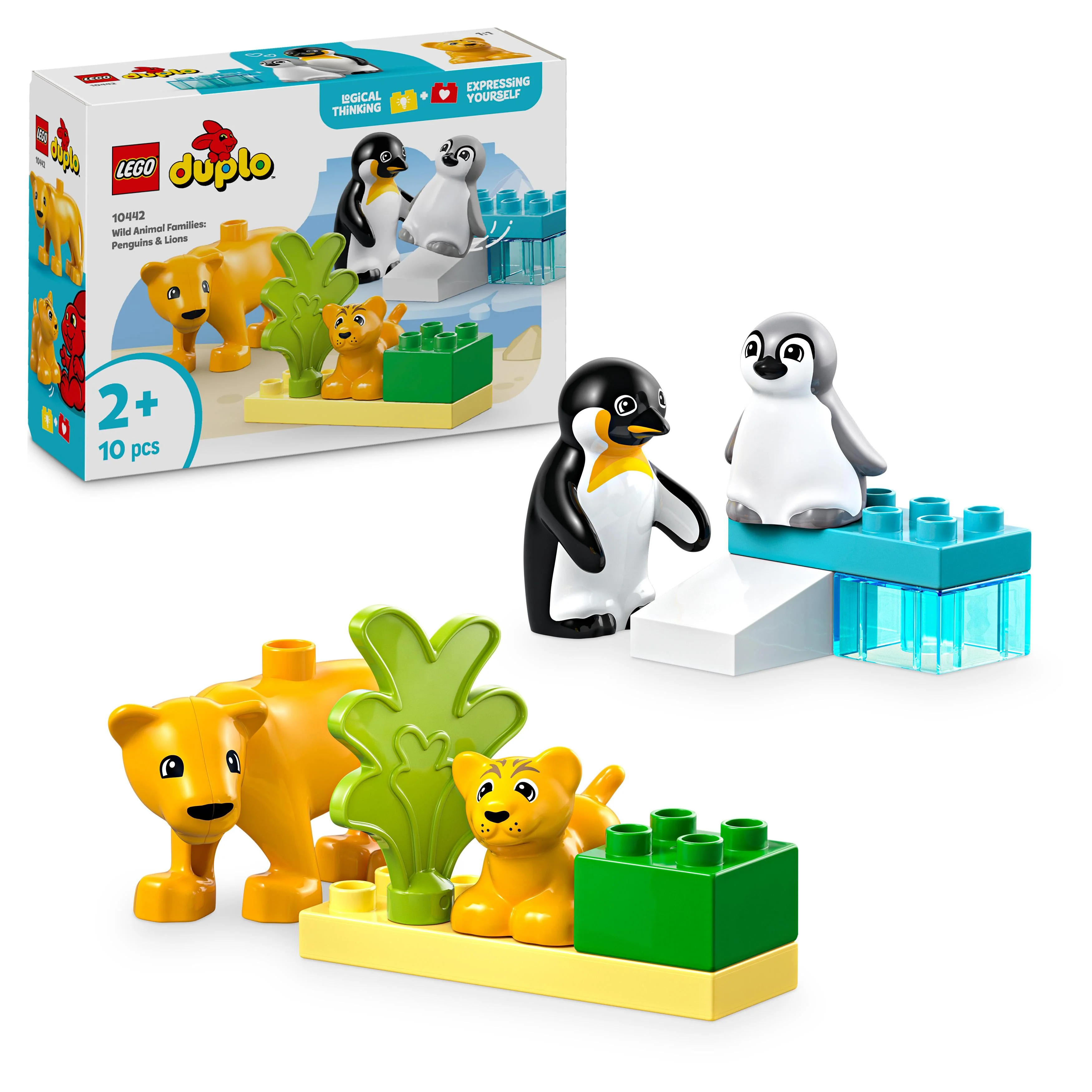 LEGO 10442 DUPLO Wild Animal Families: Penguins & Lions - Image 5