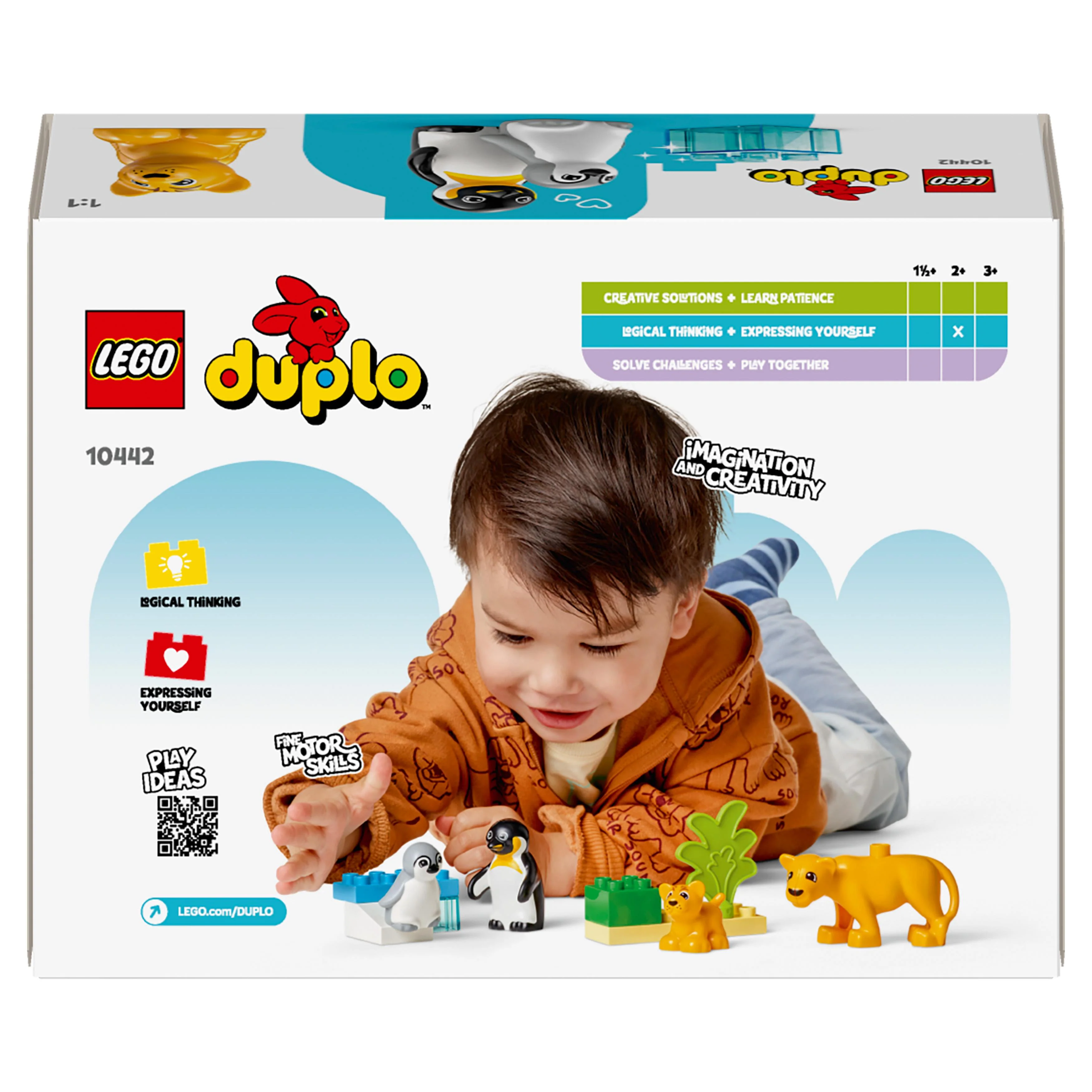LEGO 10442 DUPLO Wild Animal Families: Penguins & Lions - Image 9
