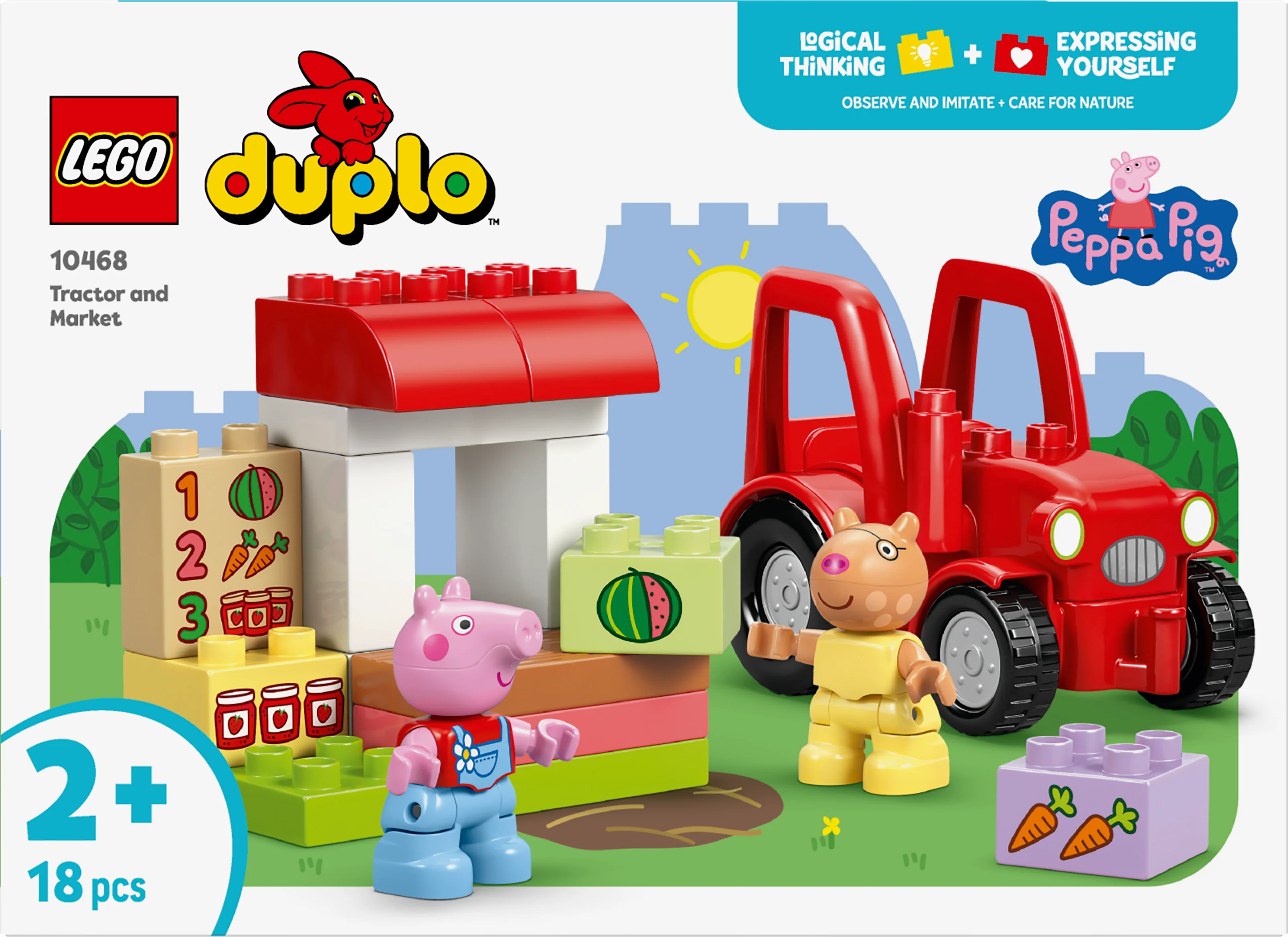 LEGO 10468 Tractor and Market