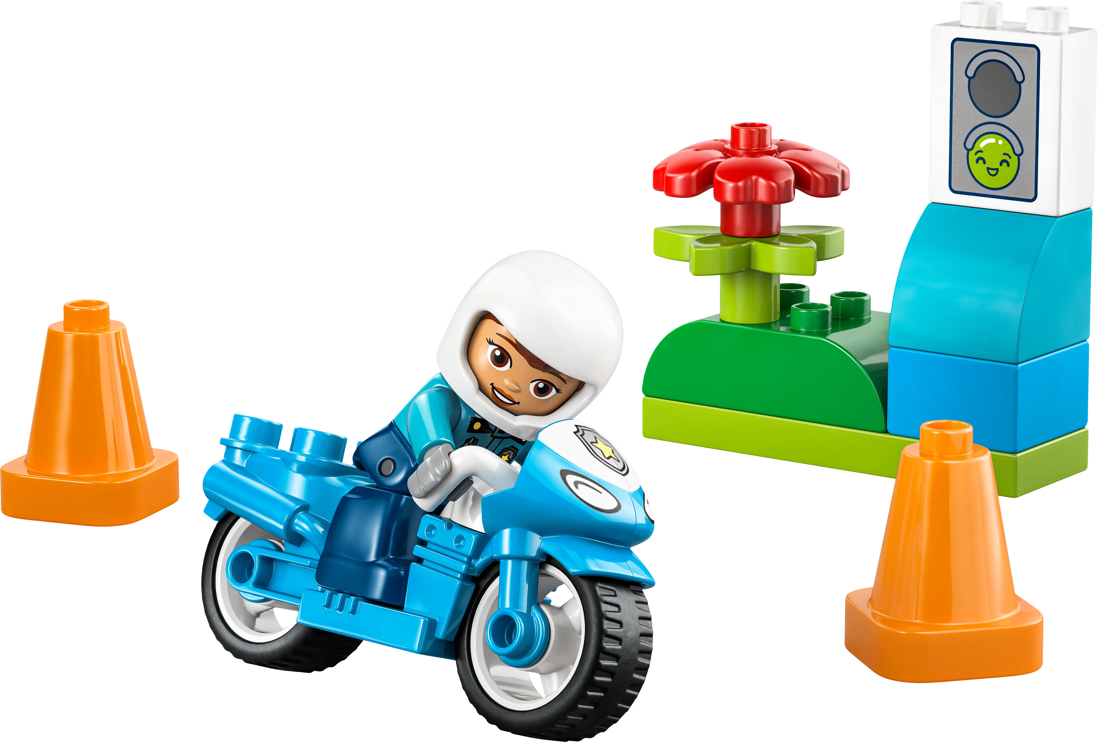 LEGO 10471 DUPLO Town Blue Police Motorcycle - Image 5