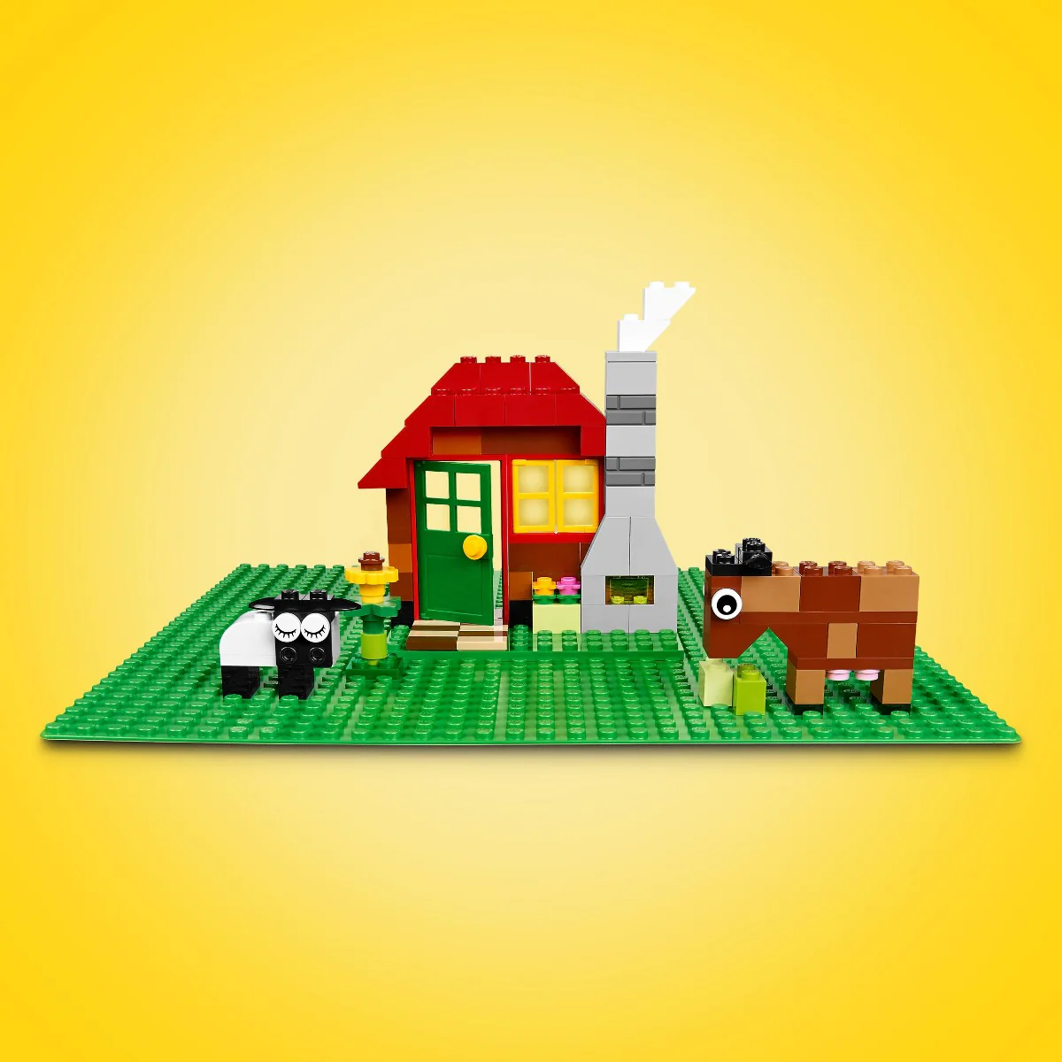 LEGO 11023 Classic Green Baseplate, Square 32x32 Stud Building Base, Build and Display Board - Image 3