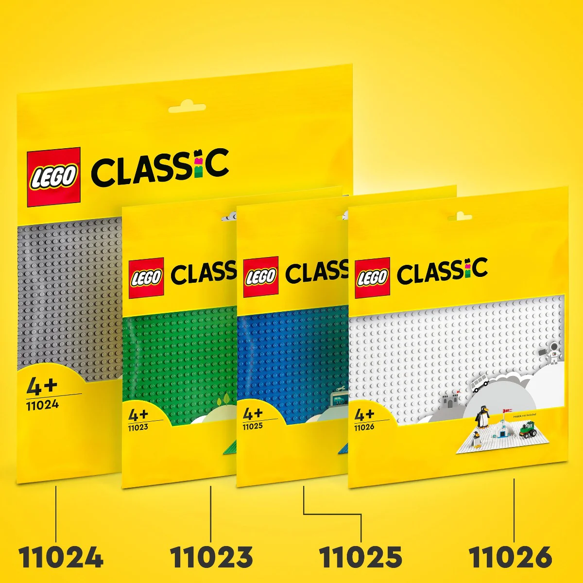 LEGO 11024 Classic Grey Baseplate, 48x48 Stud Building Base, Build and Display Board - Image 4