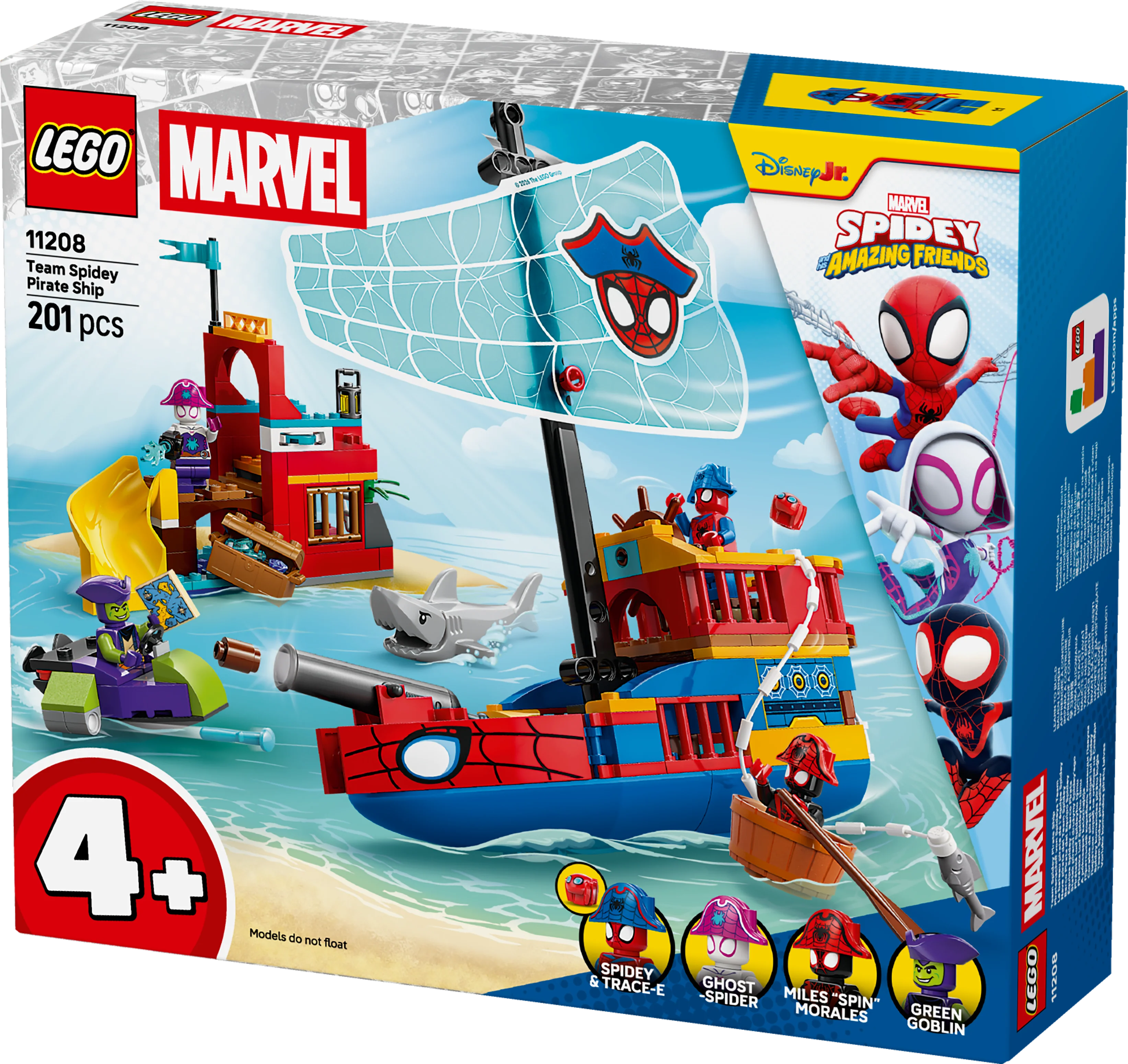 LEGO 11208 Marvel Spidey And His Amazing Friends Team Spidey Pirate Ship - Image 3