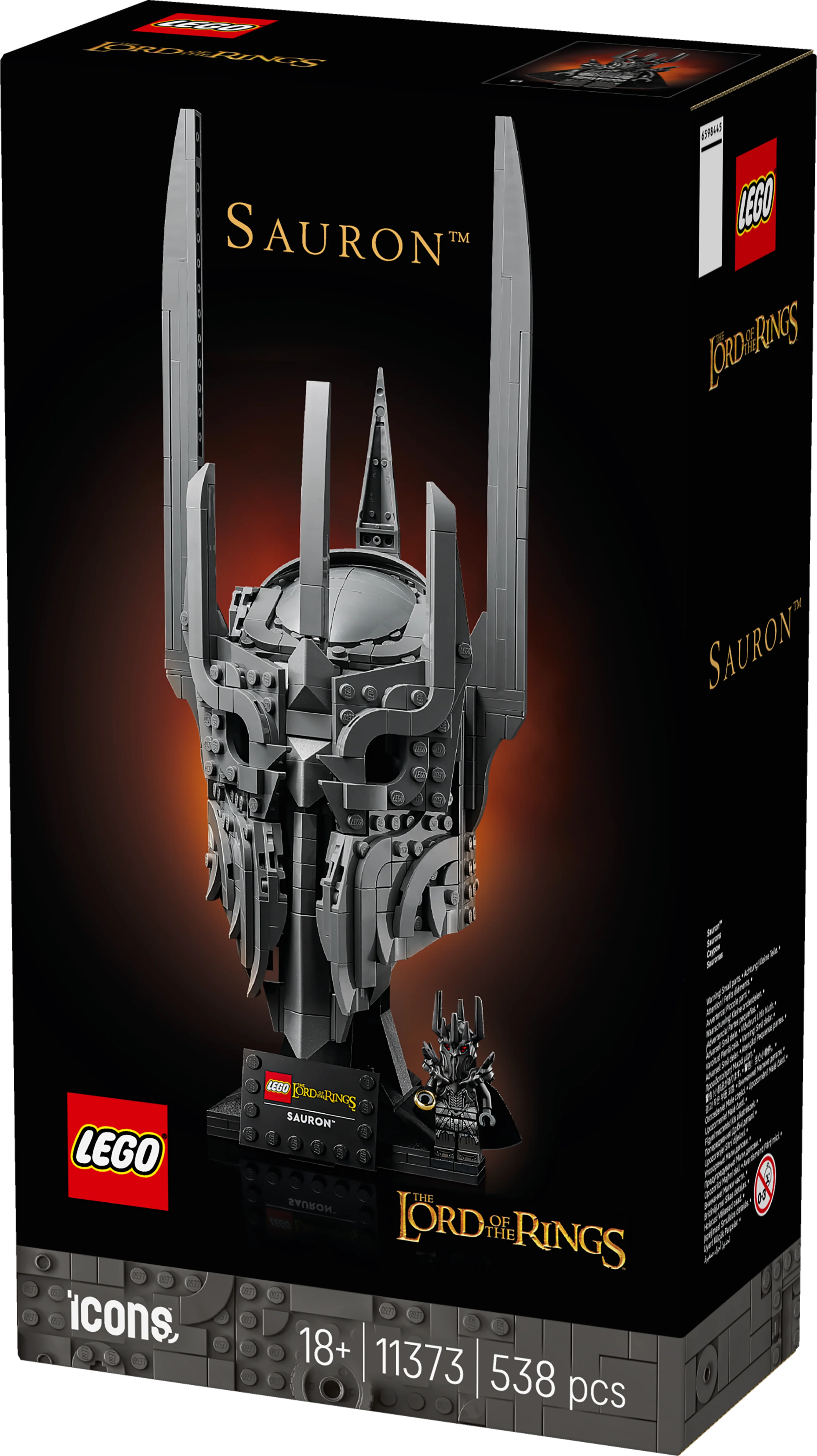 LEGO 11373 The Lord of the Rings: Sauron's Helmet - Image 2