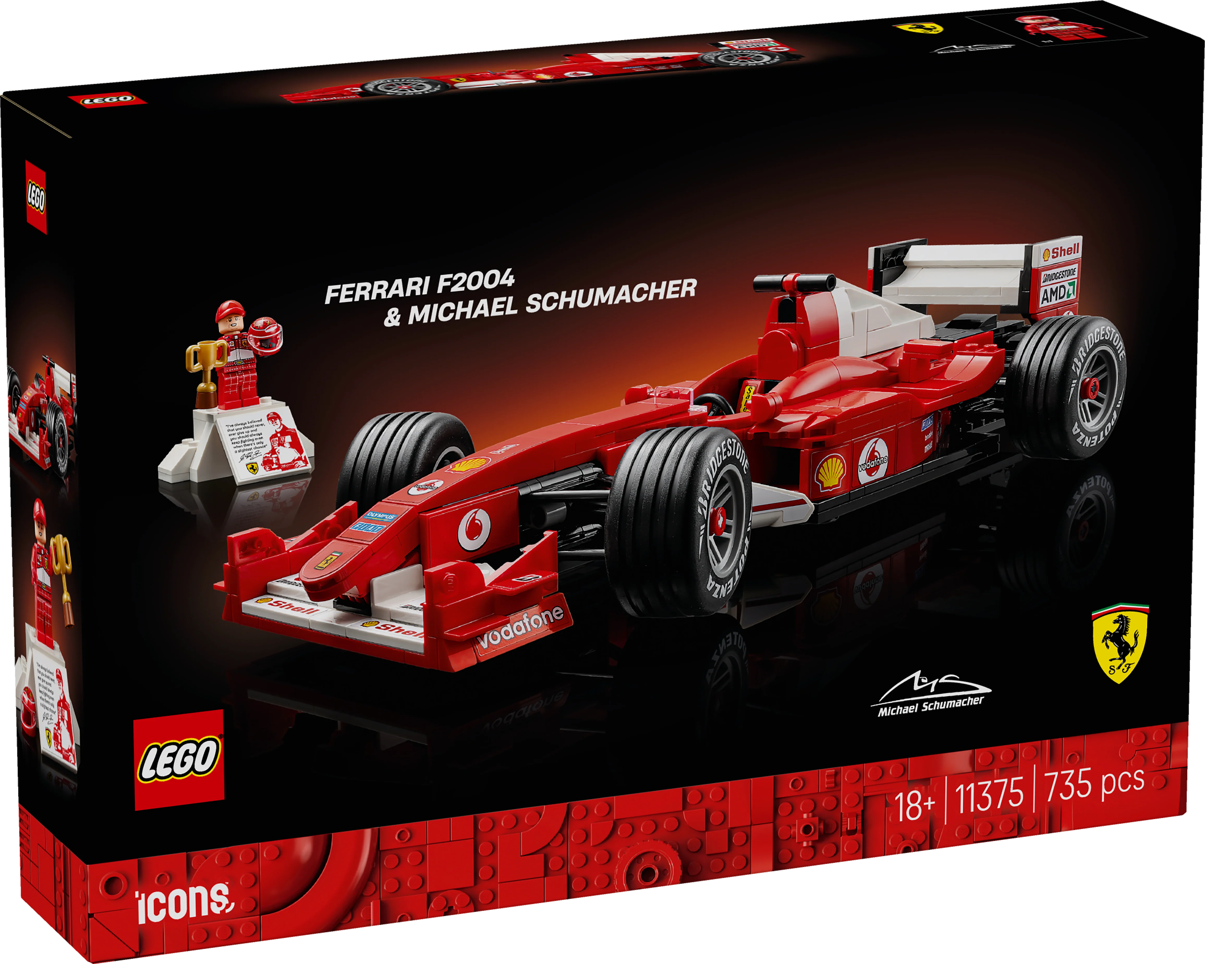LEGO 11375 Ferrari F2004 & Michael Schumacher - Image 5