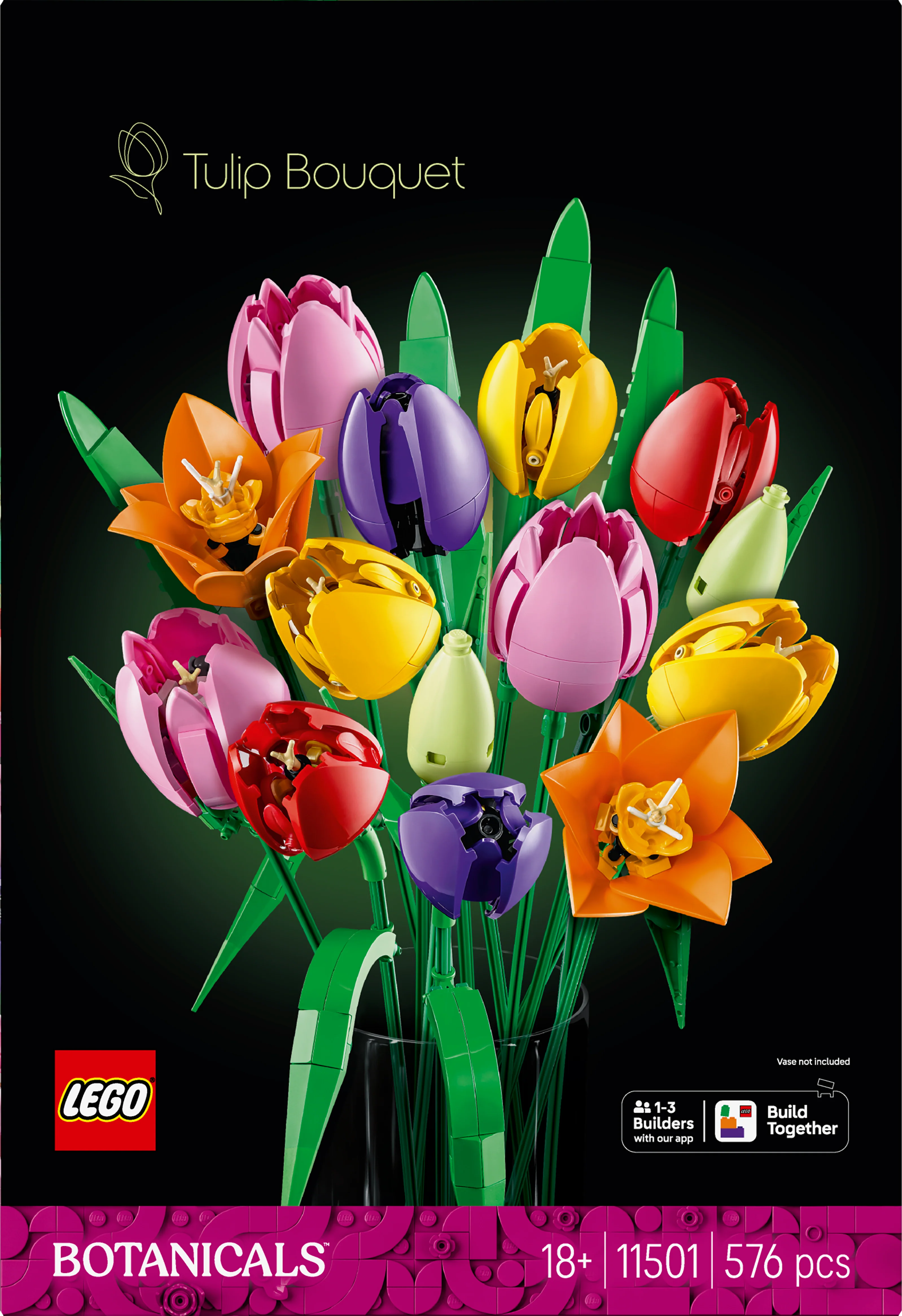 LEGO 11501 Botanicals Tulip Bouquet Flower Decor - Image 3