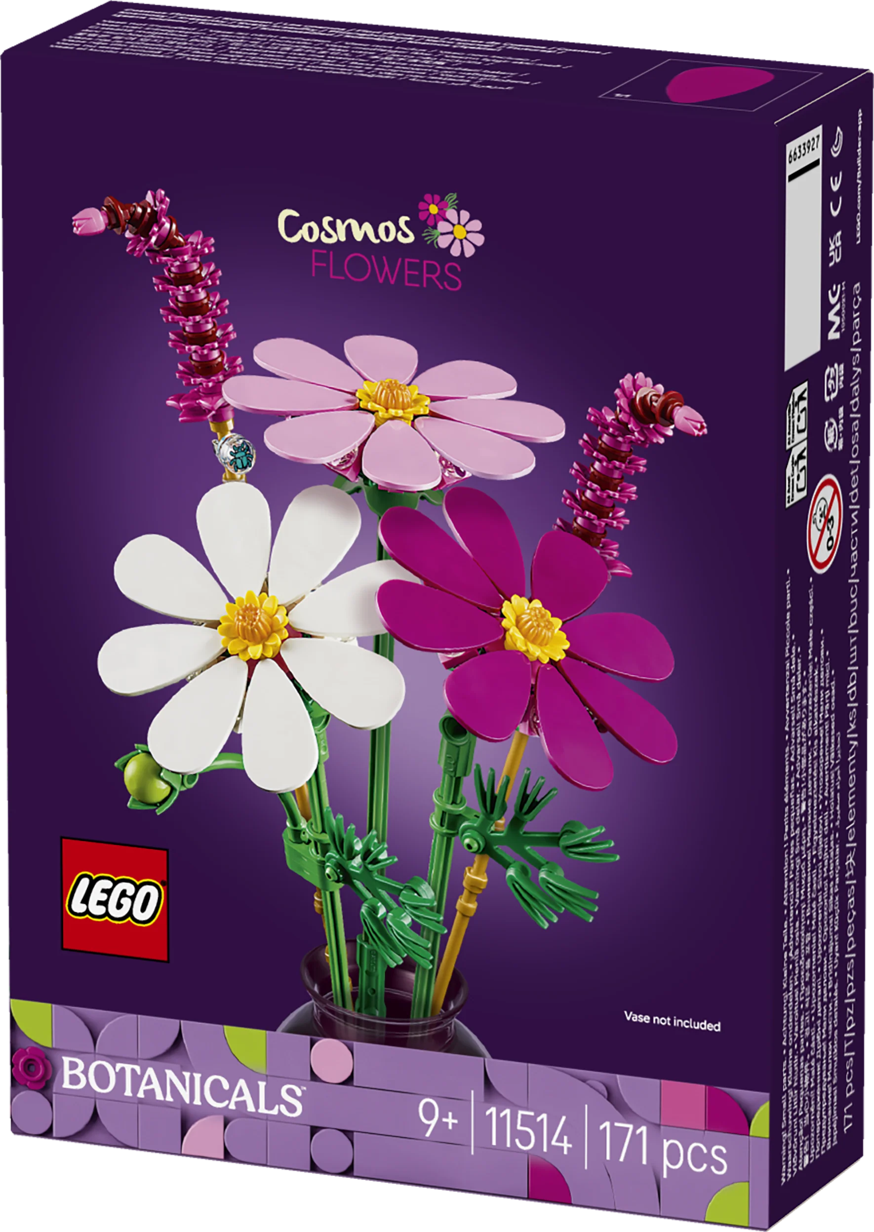 LEGO 11514 Botanicals Cosmos Flowers Building Set - Image 3