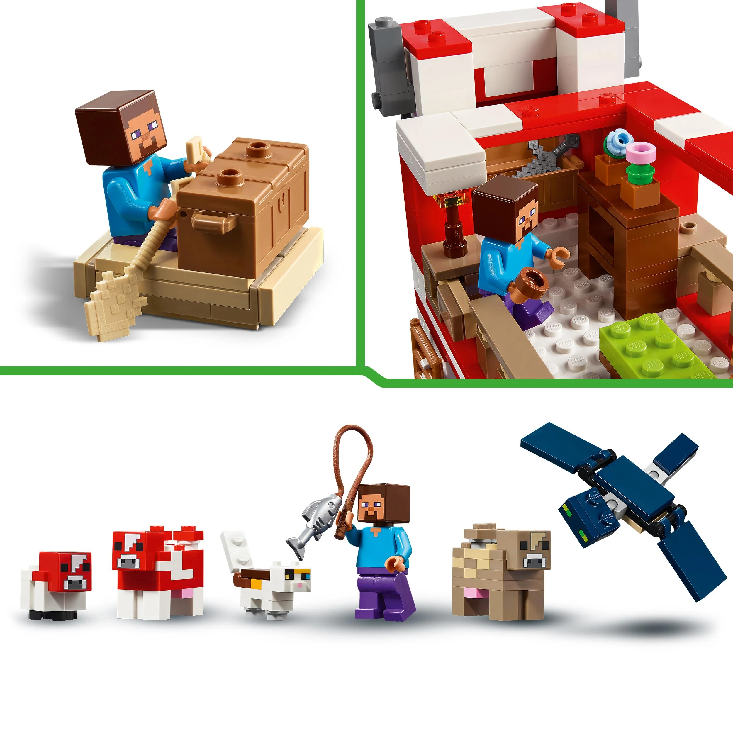 LEGO 20270 Minecraft The Mooshroom House - Image 3