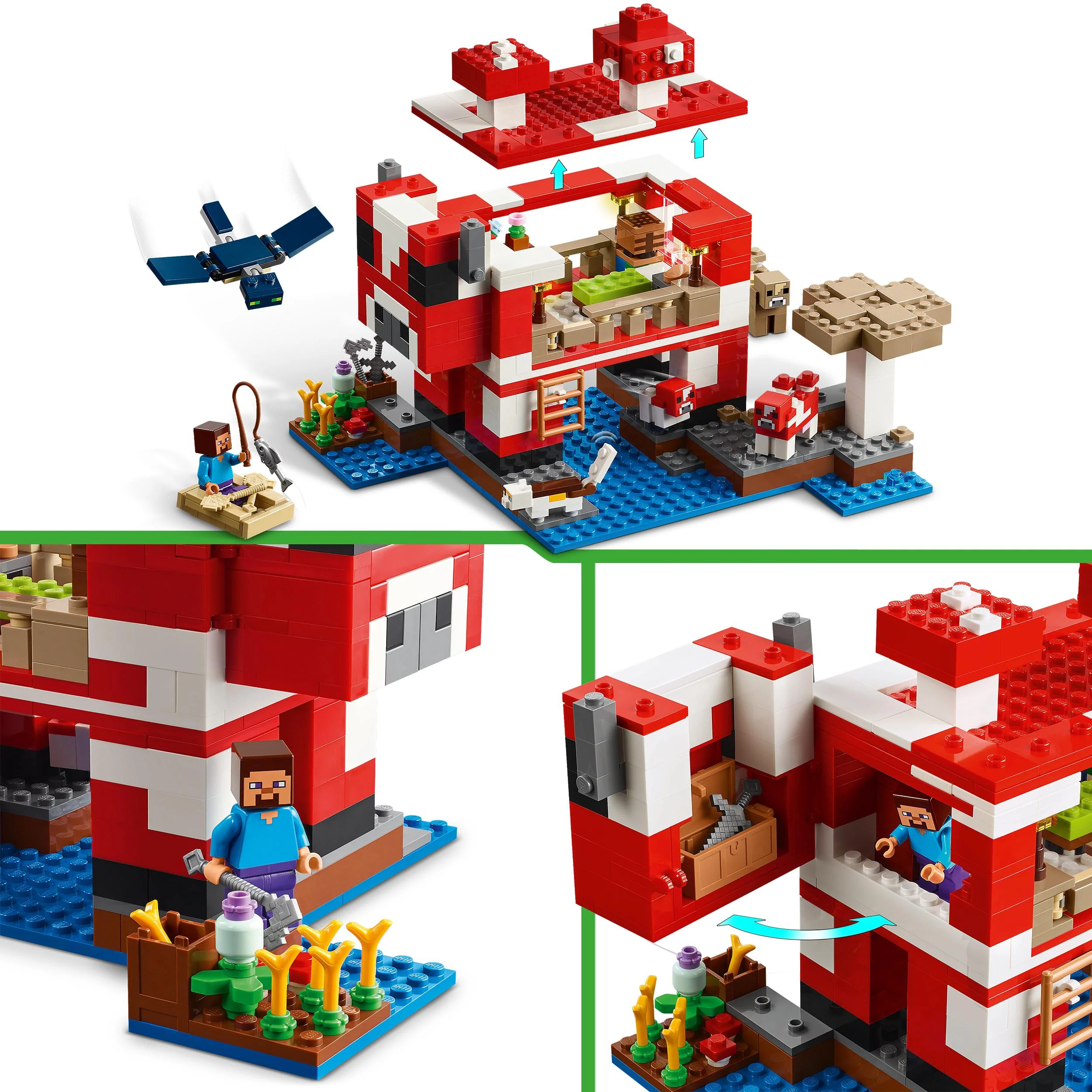 LEGO 20270 Minecraft The Mooshroom House - Image 5