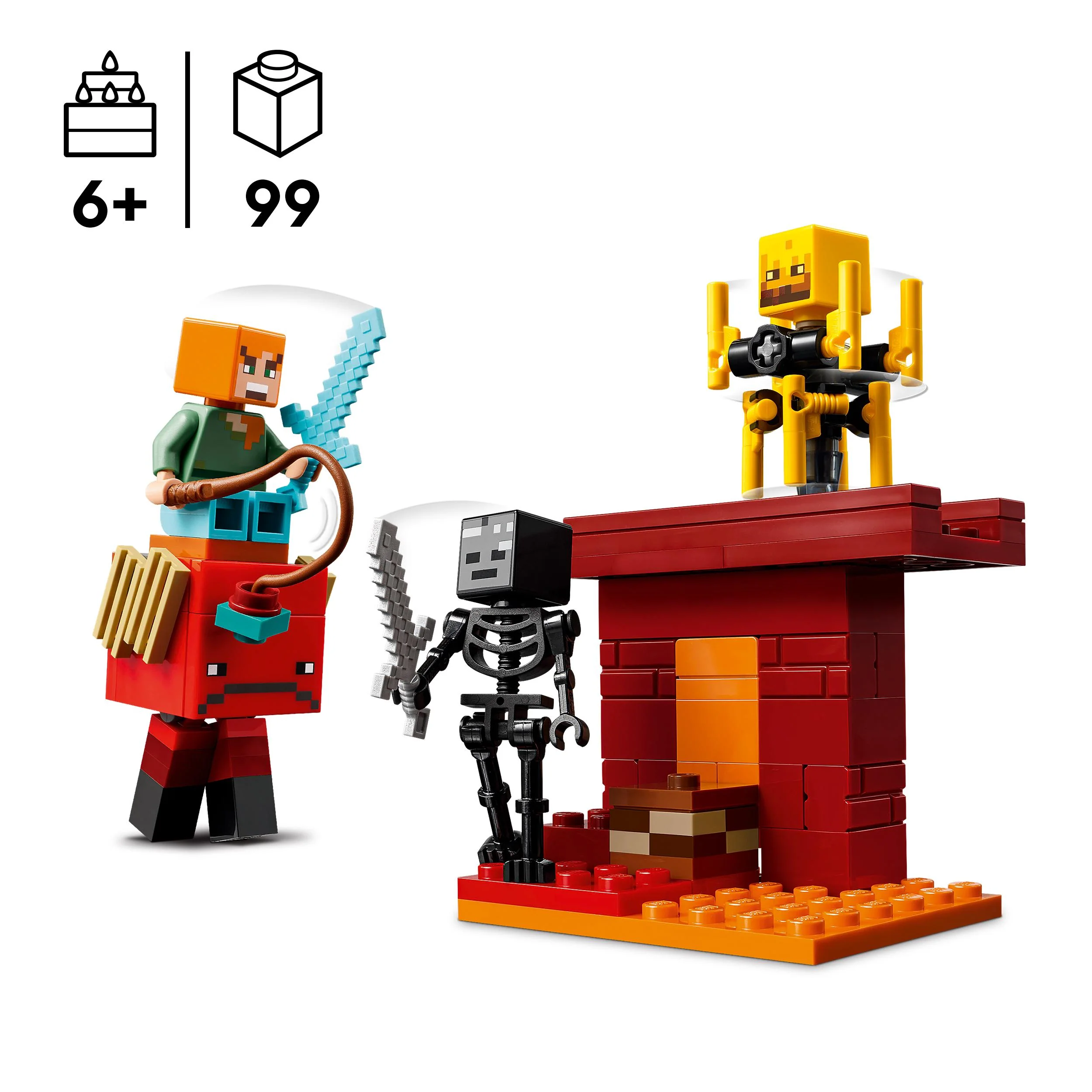 LEGO 21266 Minecraft The Nether Lava Battle - Image 3