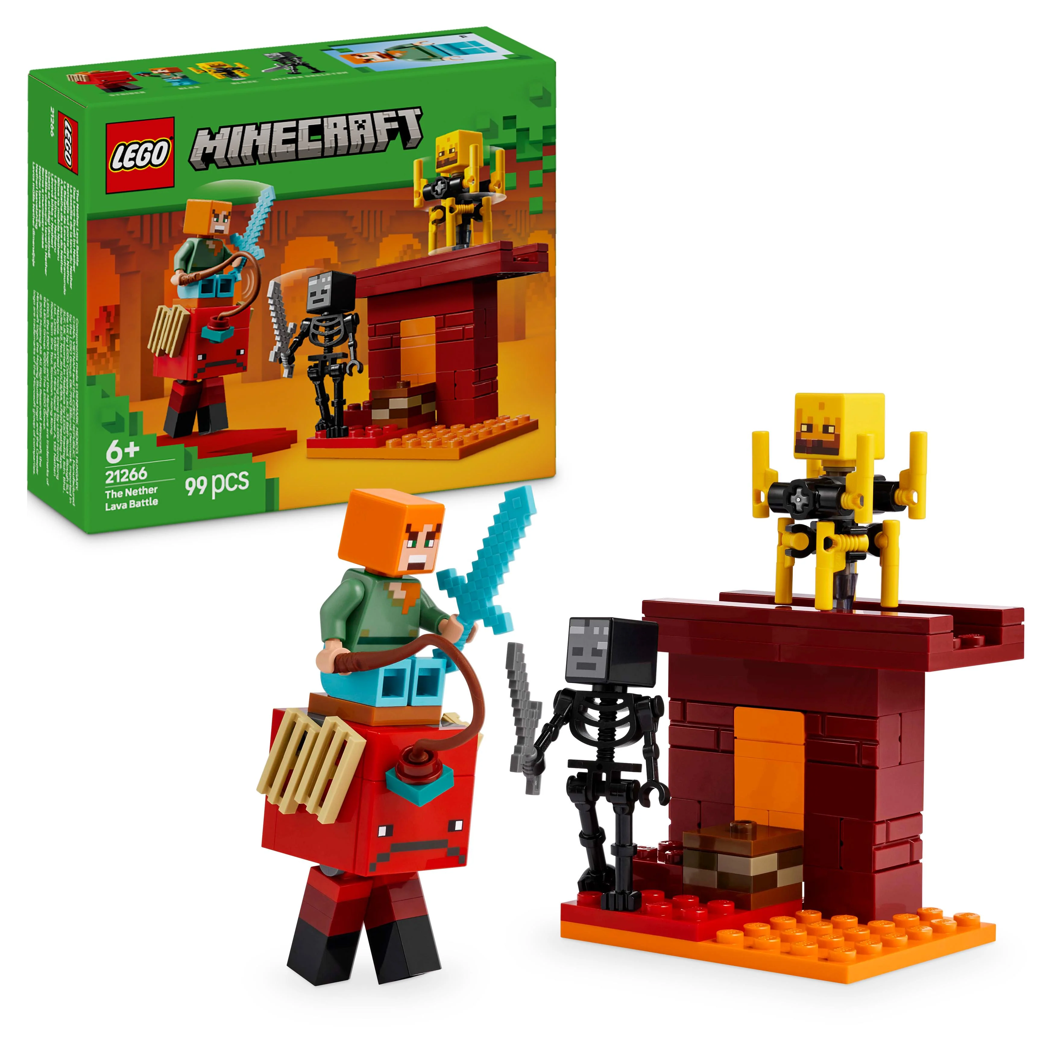 LEGO 21266 Minecraft The Nether Lava Battle - Image 6