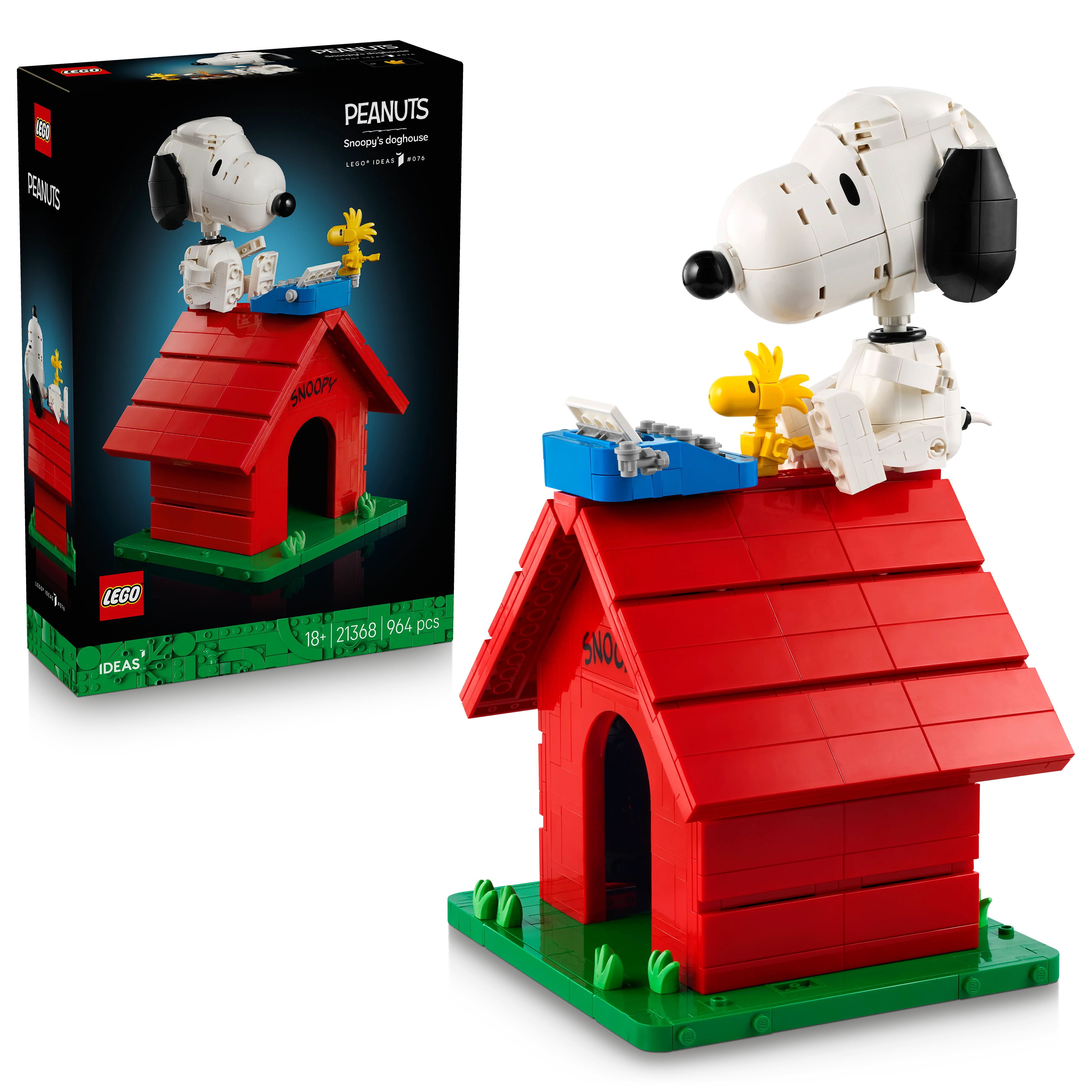 LEGO 21368 Ideas Peanuts: Snoopy’s Doghouse Set - Image 2