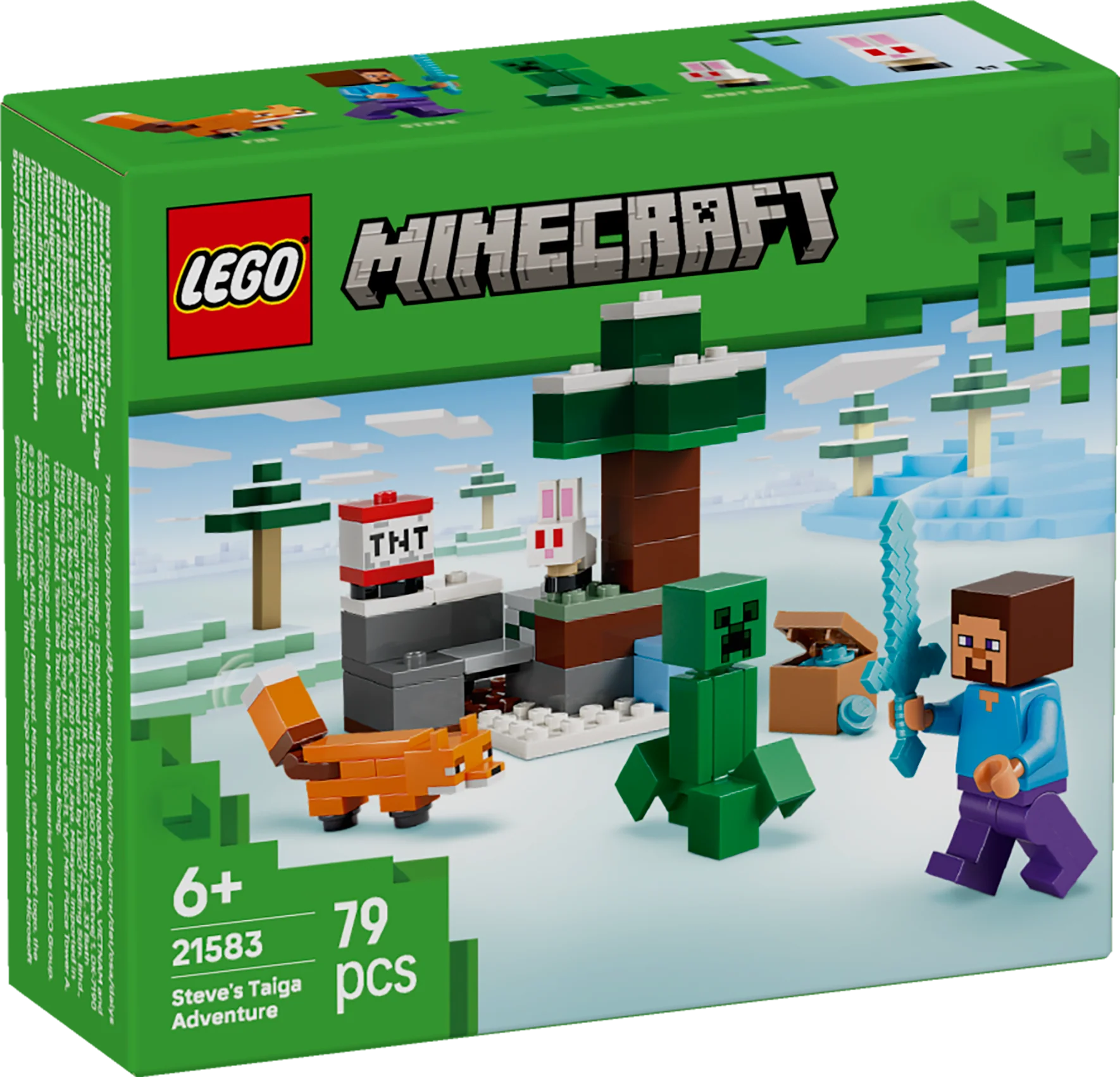 LEGO 21583 Minecraft Steve's Taiga Adventure - Image 3