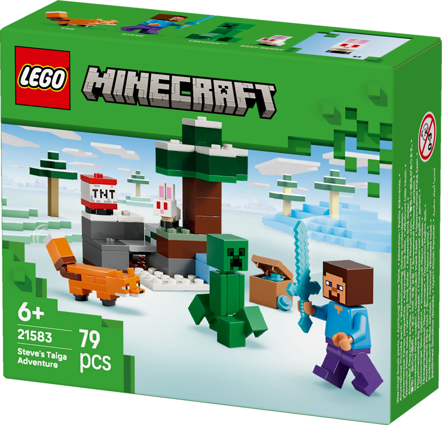 LEGO 21583 Minecraft Steve's Taiga Adventure - Image 4