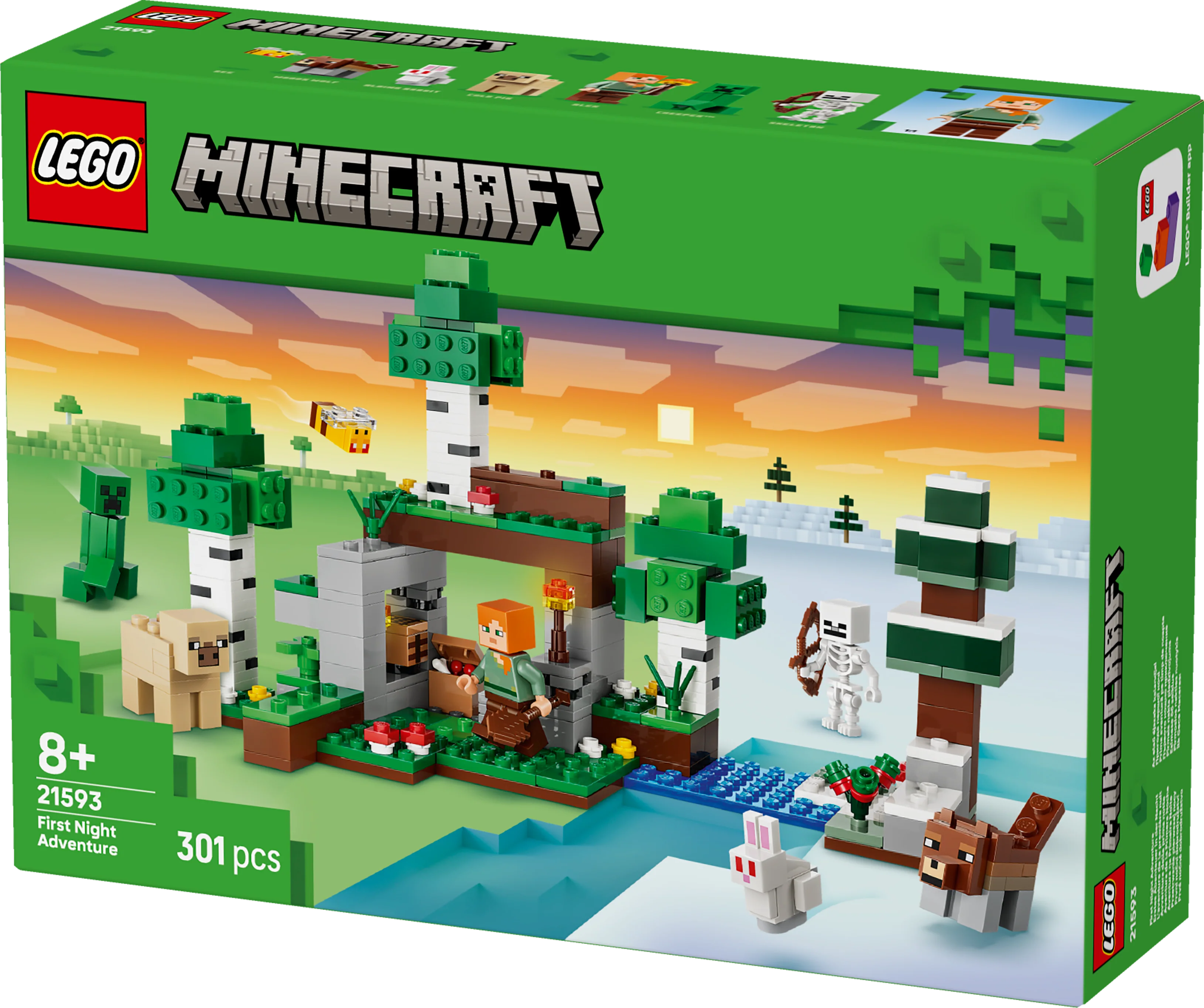 LEGO 21593 Minecraft First Night Adventure Building Toy - Image 4