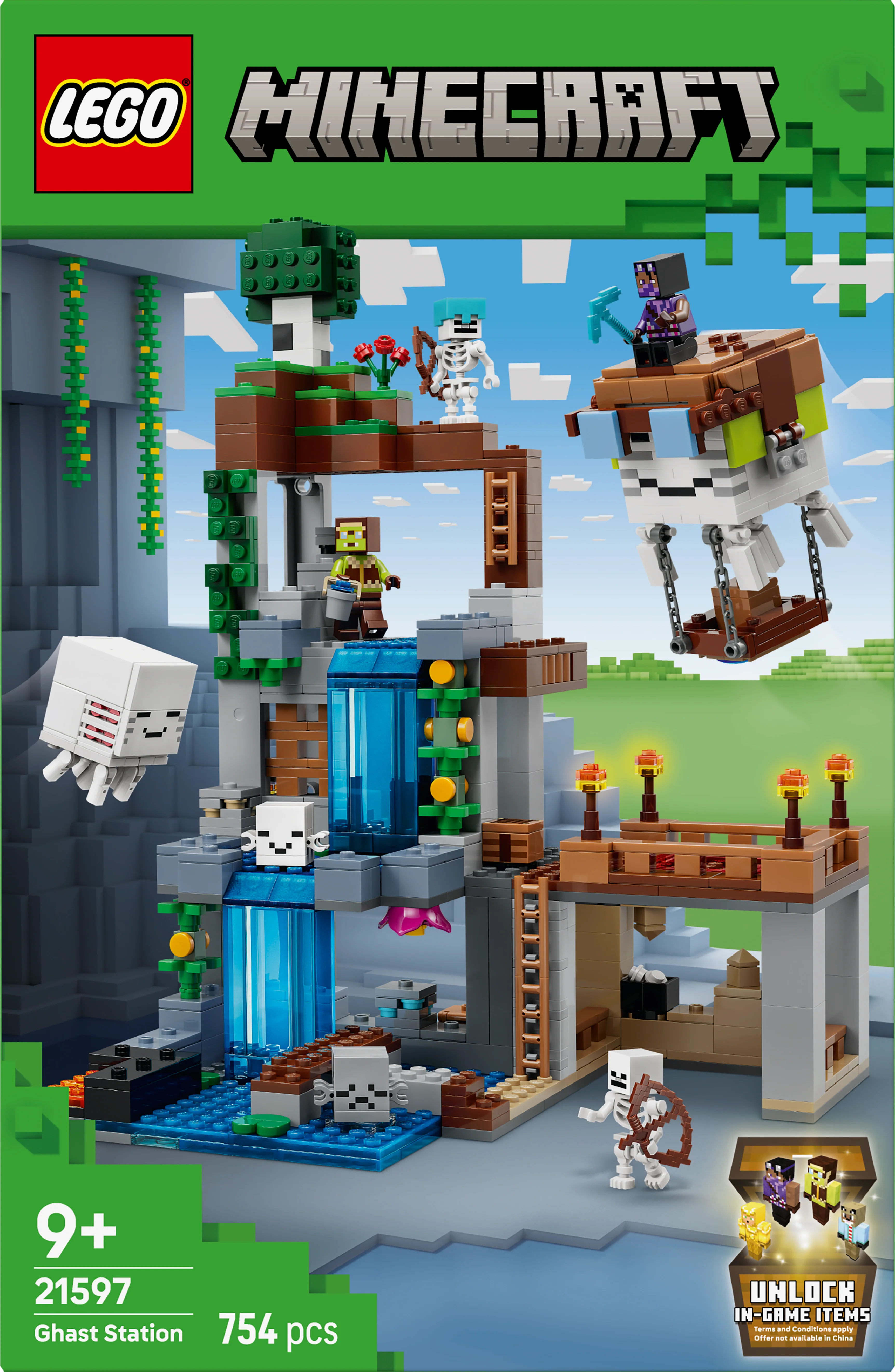 LEGO 21597 Minecraft Ghast Station Pretend Play Gamer Toy