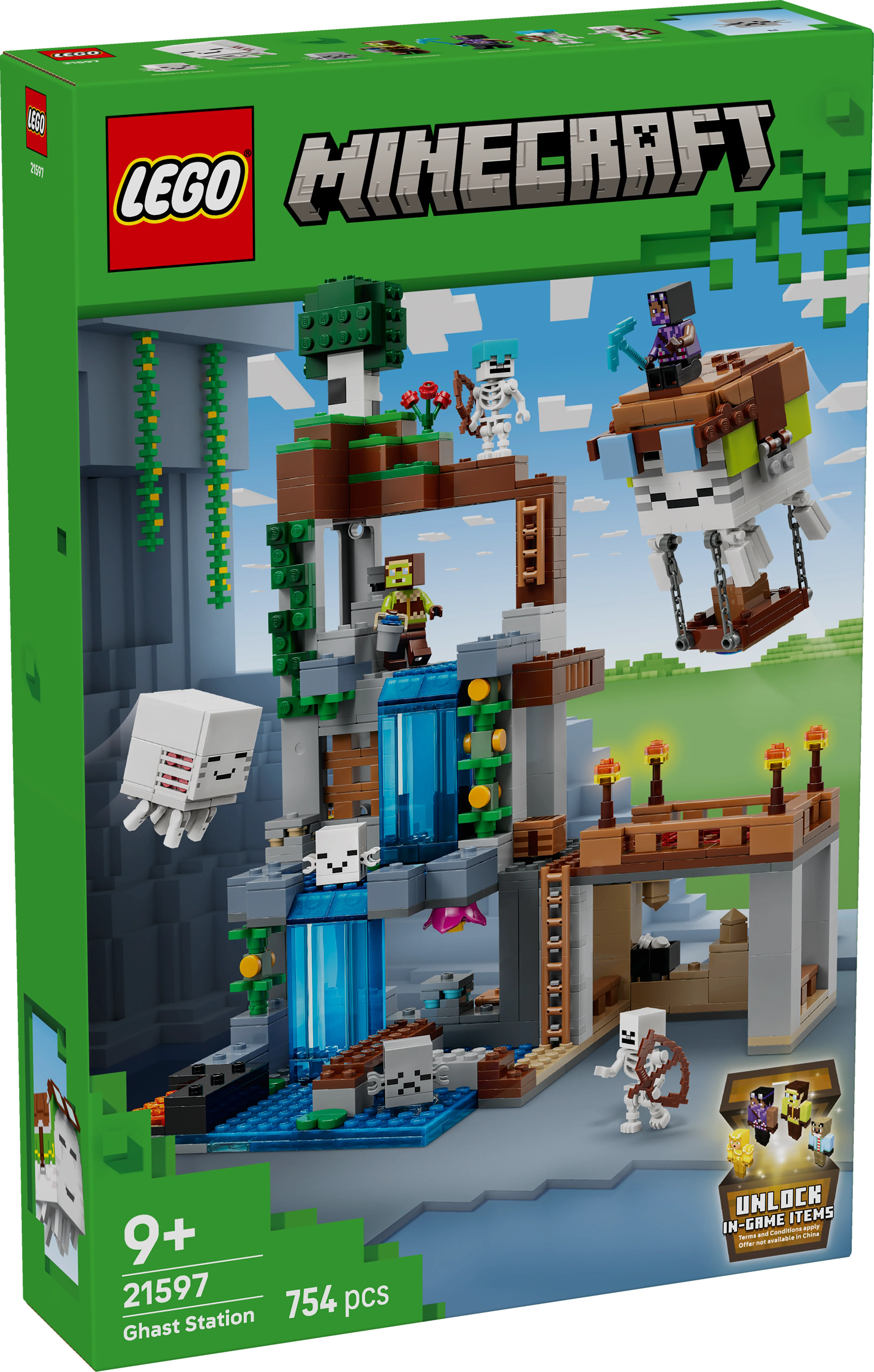 LEGO 21597 Minecraft Ghast Station Pretend Play Gamer Toy - Image 2