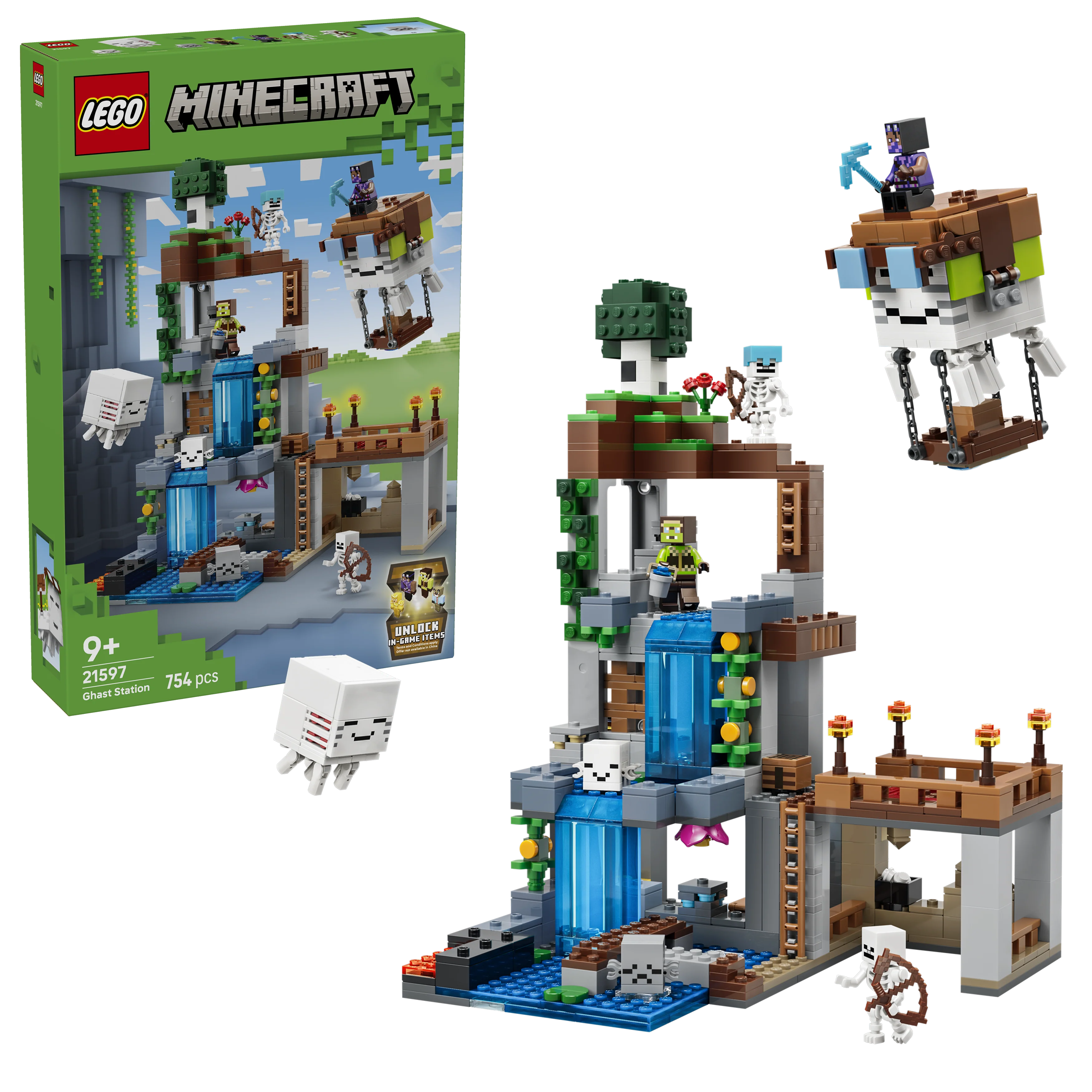 LEGO 21597 Minecraft Ghast Station Pretend Play Gamer Toy - Image 5