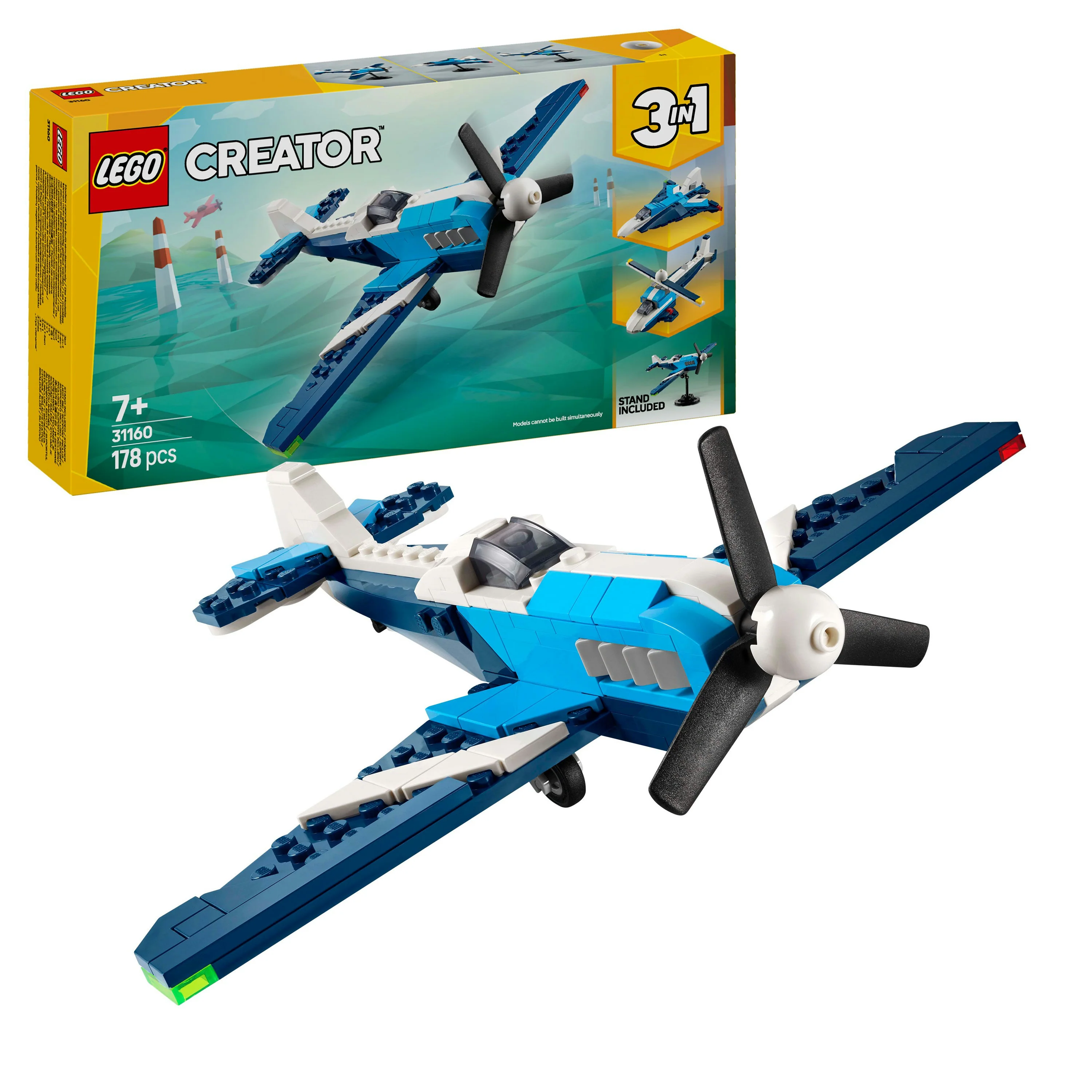 LEGO 31160 Creator 3in1 Aircraft: Race Plane - Image 5