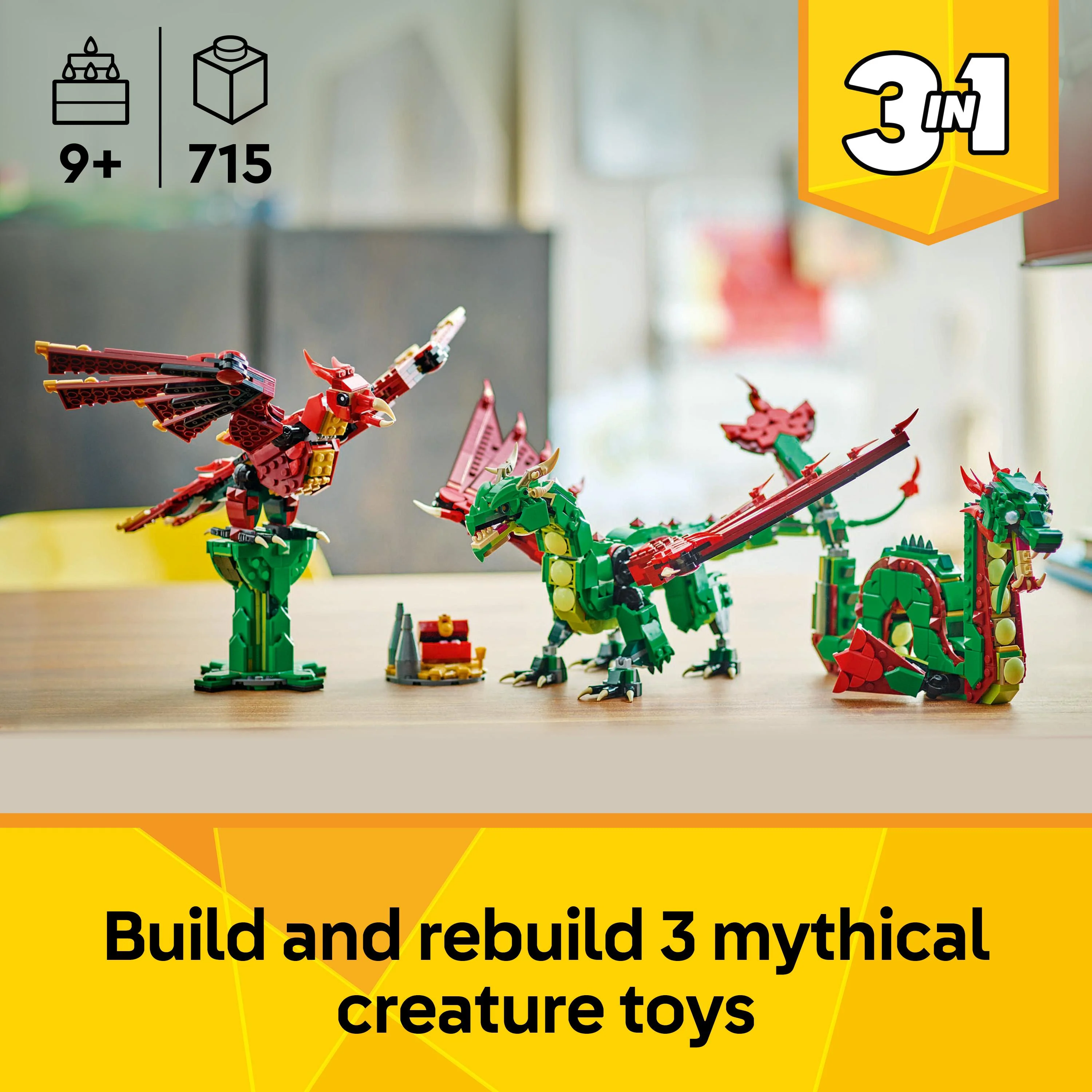LEGO 31161 Creator 3in1 Medieval Dragon - Image 8