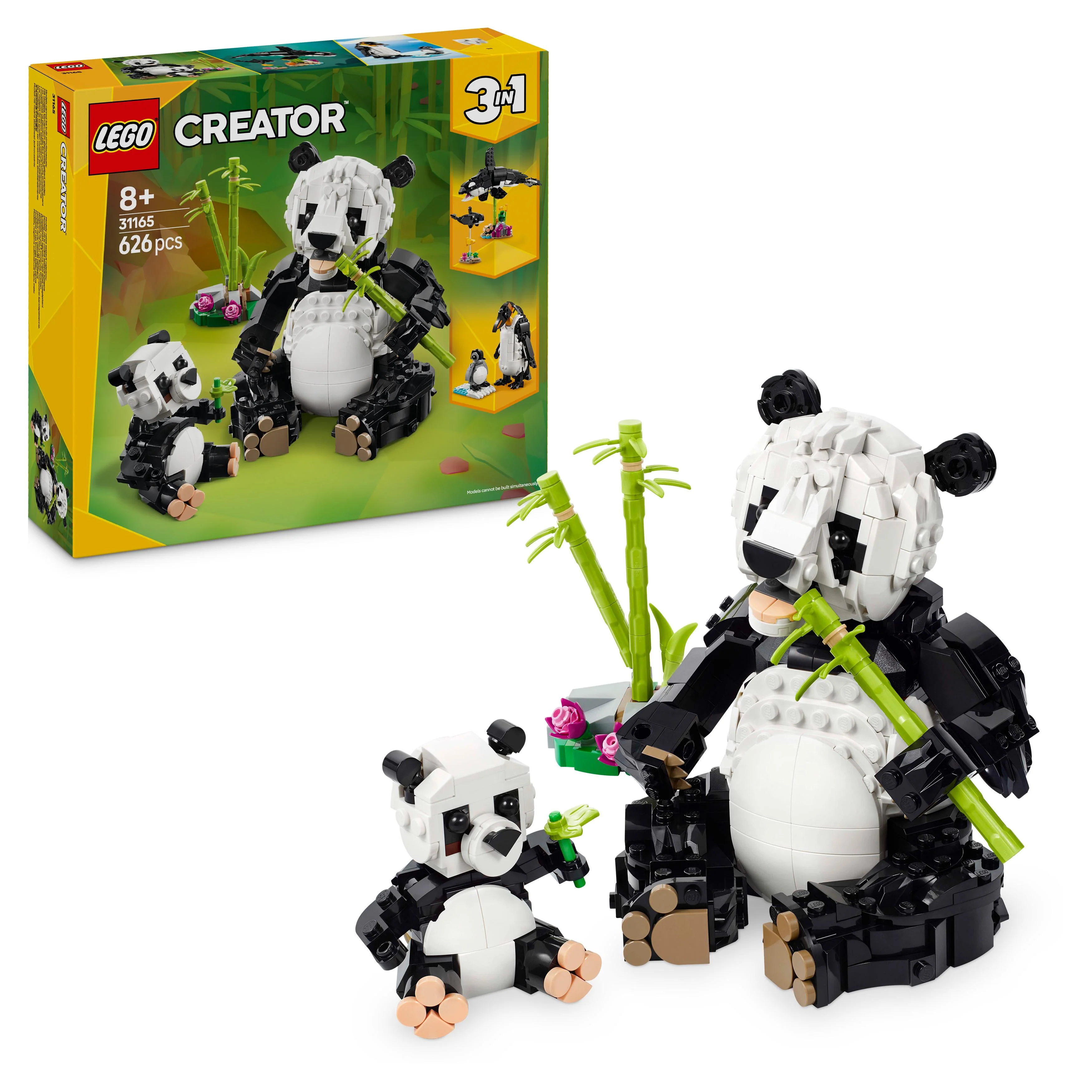 LEGO 31165 Creator 3in1 Wild Animals: Panda Family - Image 5