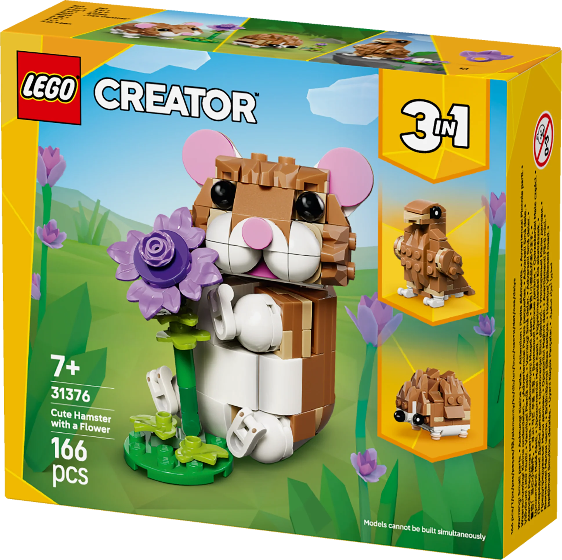 LEGO 31376 LEGO Creator Cute Hamster with a Flower - Image 5