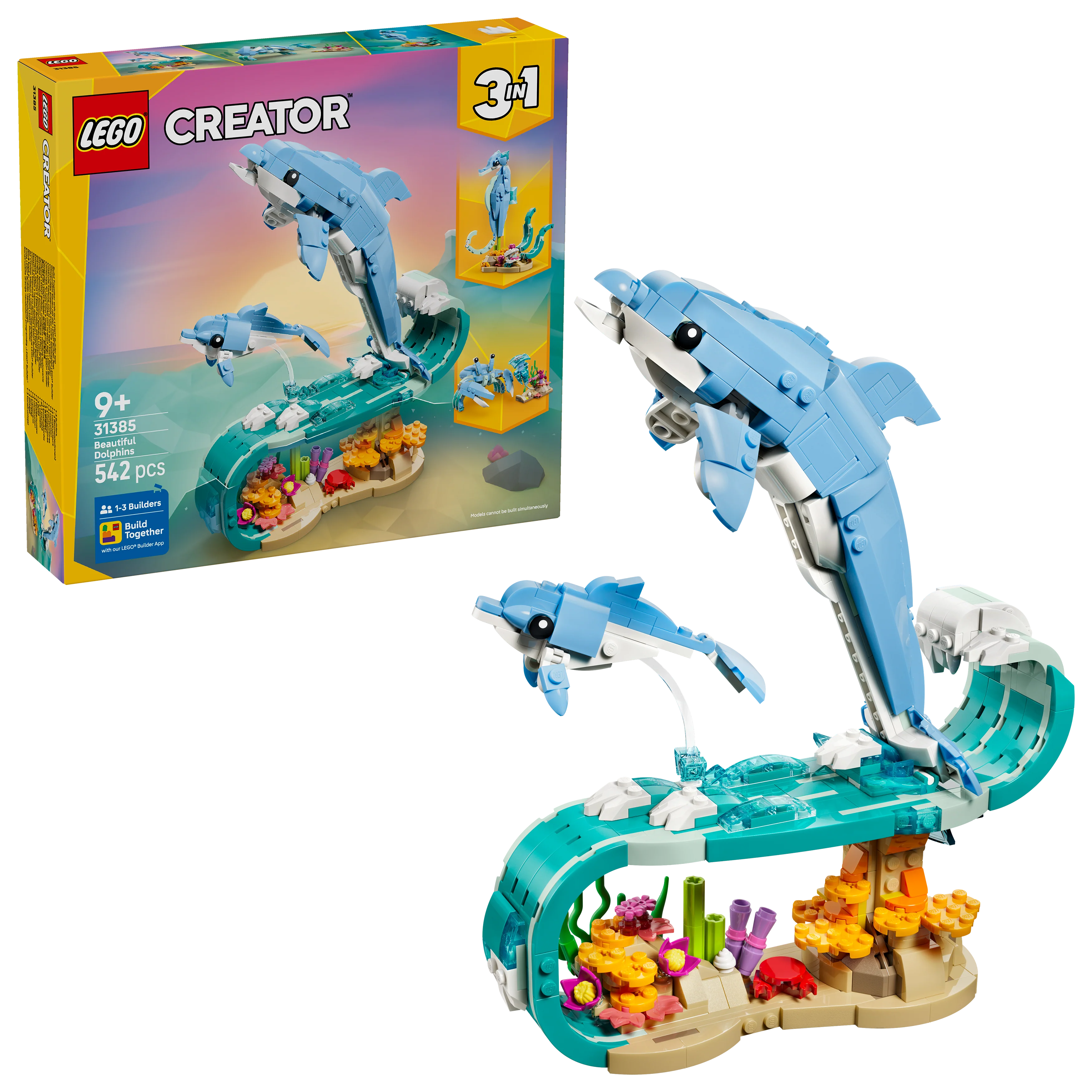 LEGO 31385 LEGO Creator Sea Animals Beautiful Dolphins - Image 2