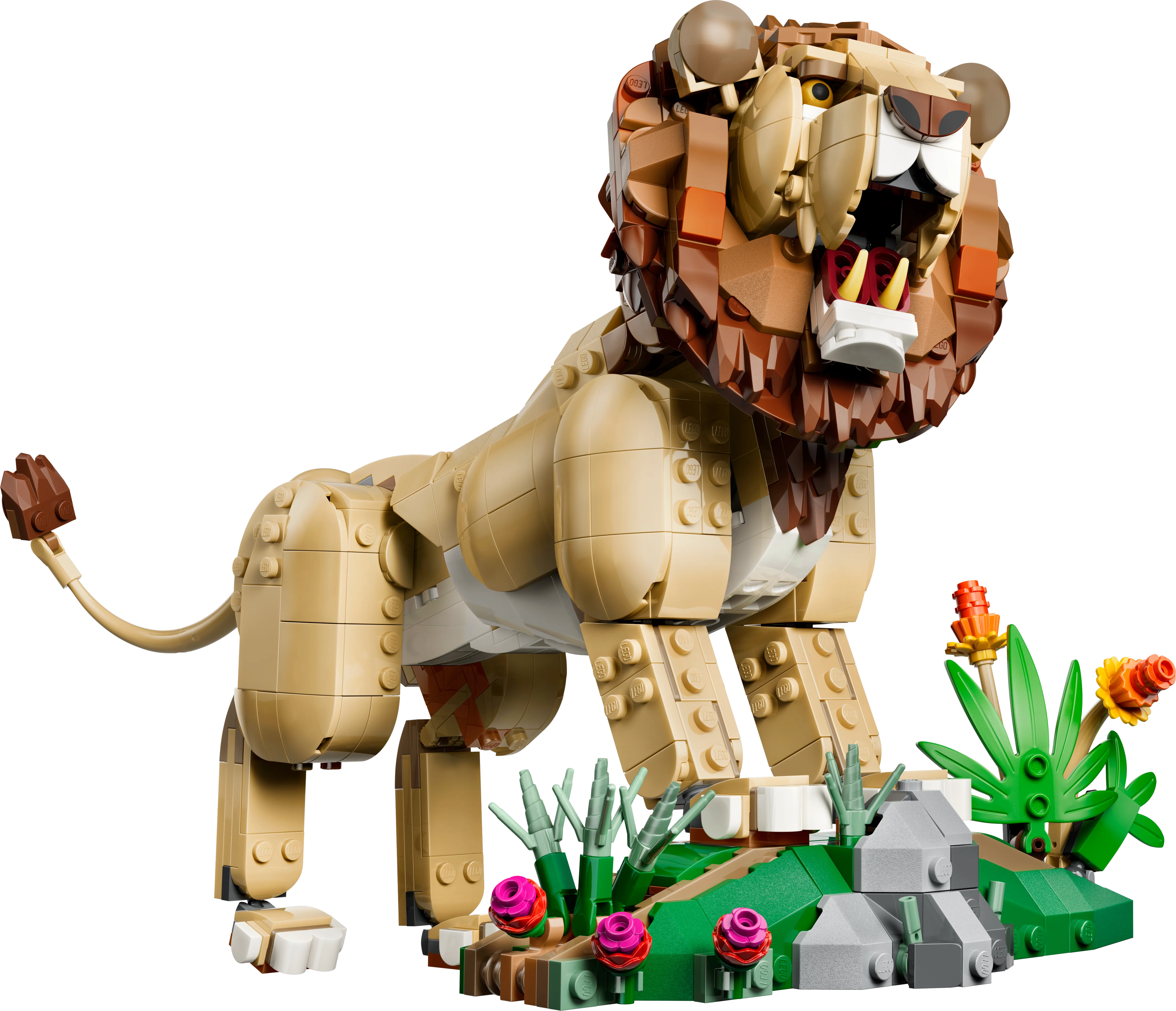 LEGO 31386 Creator 3 in 1 Wild Animals: Majestic Lion Toy - Image 4