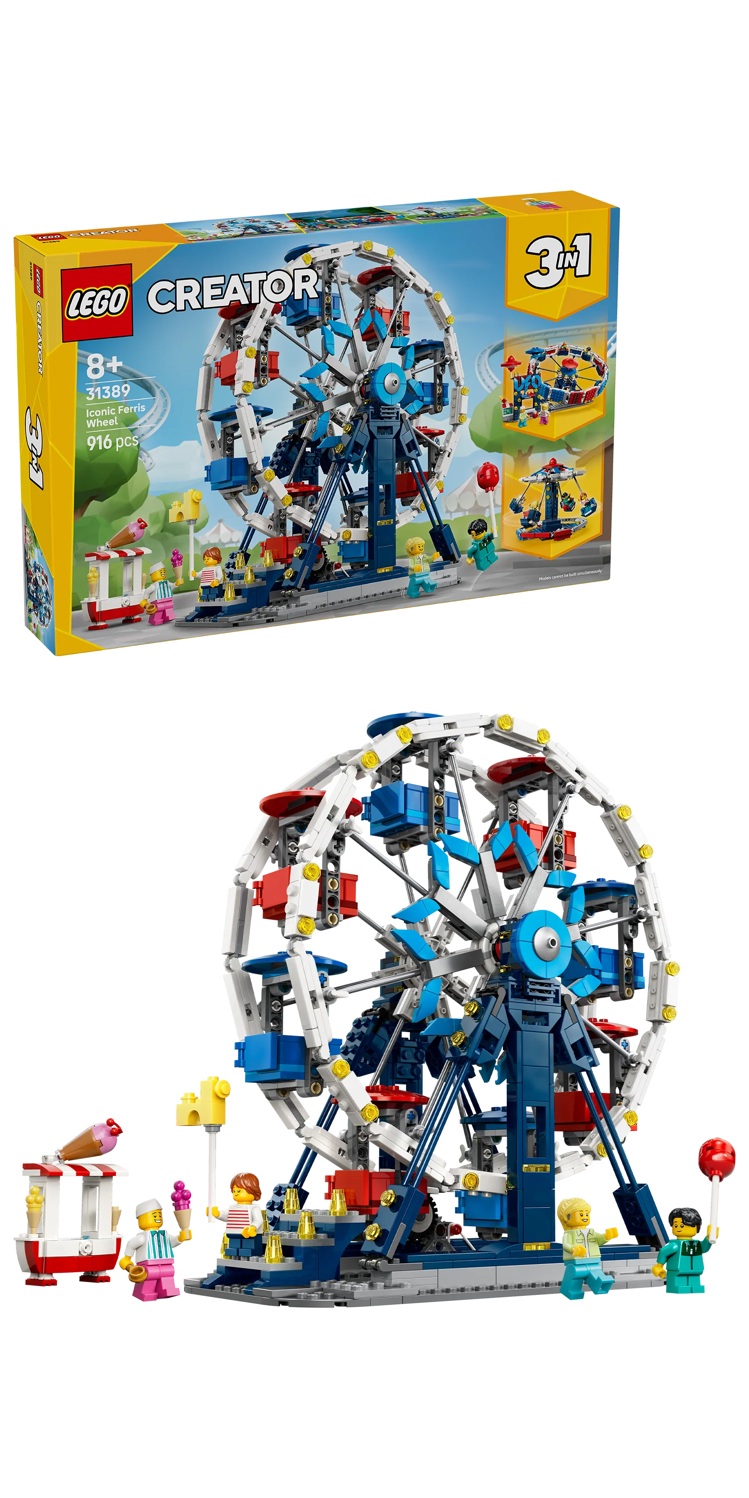 LEGO 31389 Creator 3 in 1 Iconic Ferris Wheel Building Toy - Image 2