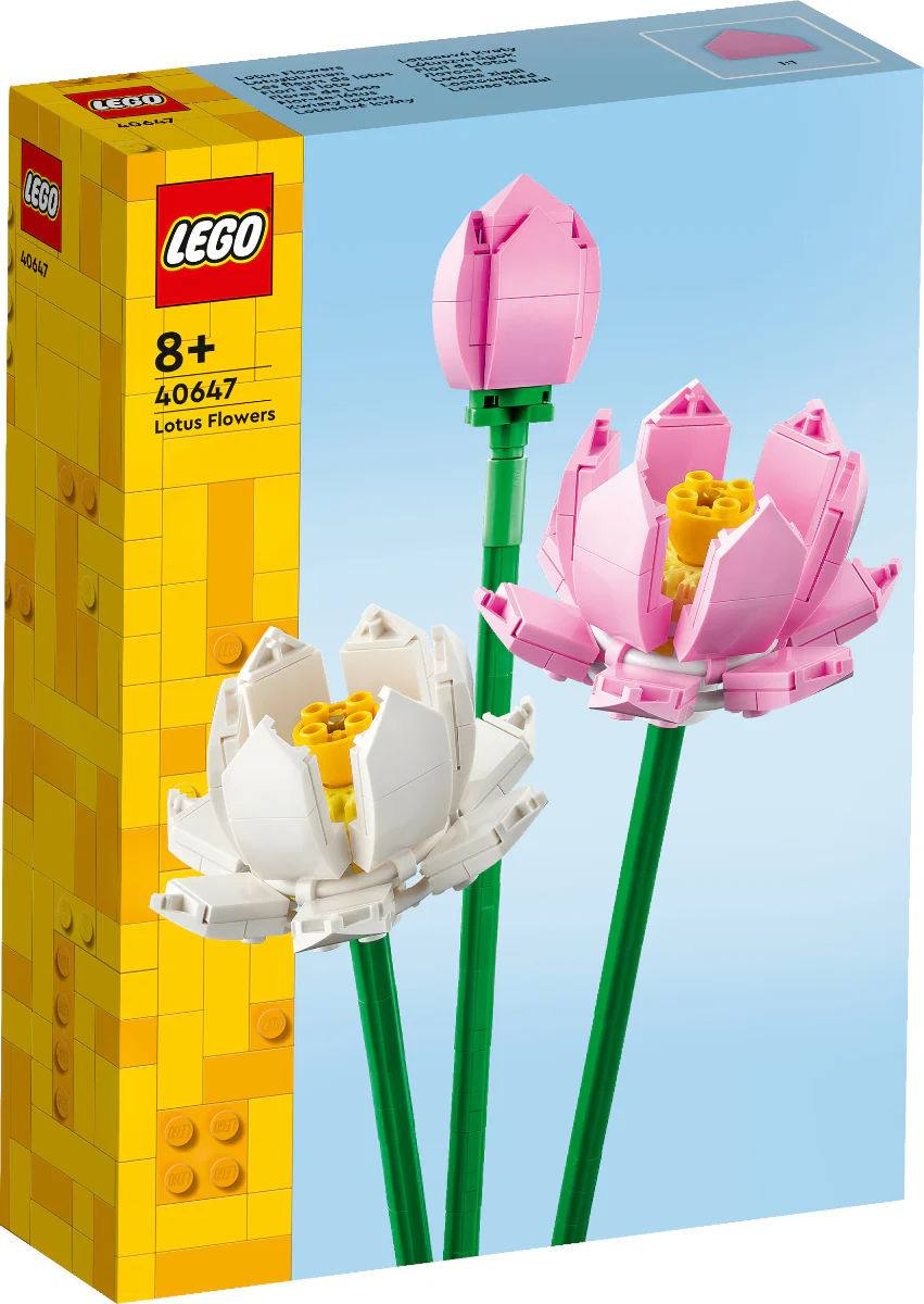 LEGO 40647 Creator Lotus Flowers Set for Girls and Boys - Image 3