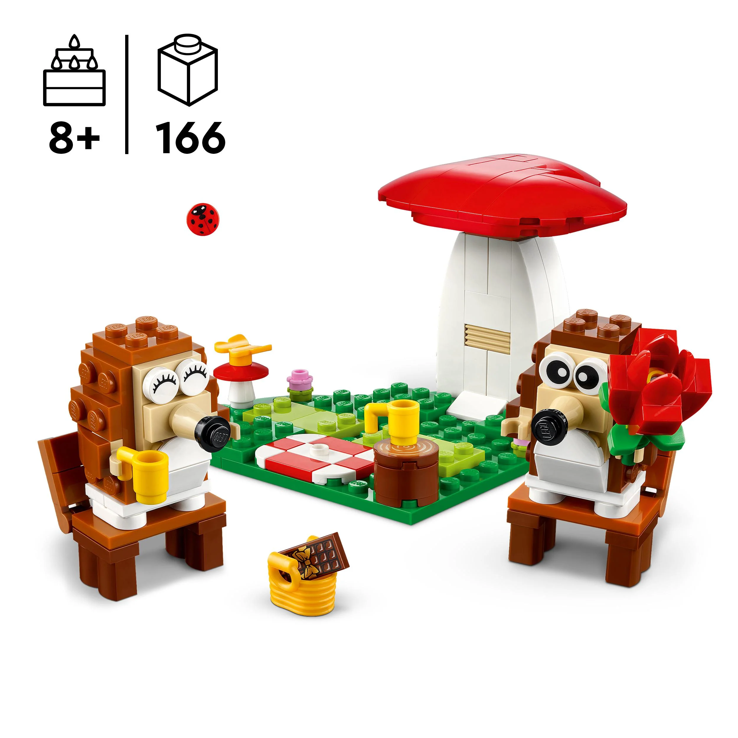 LEGO 40711 Hedgehog Picnic Date - Image 4