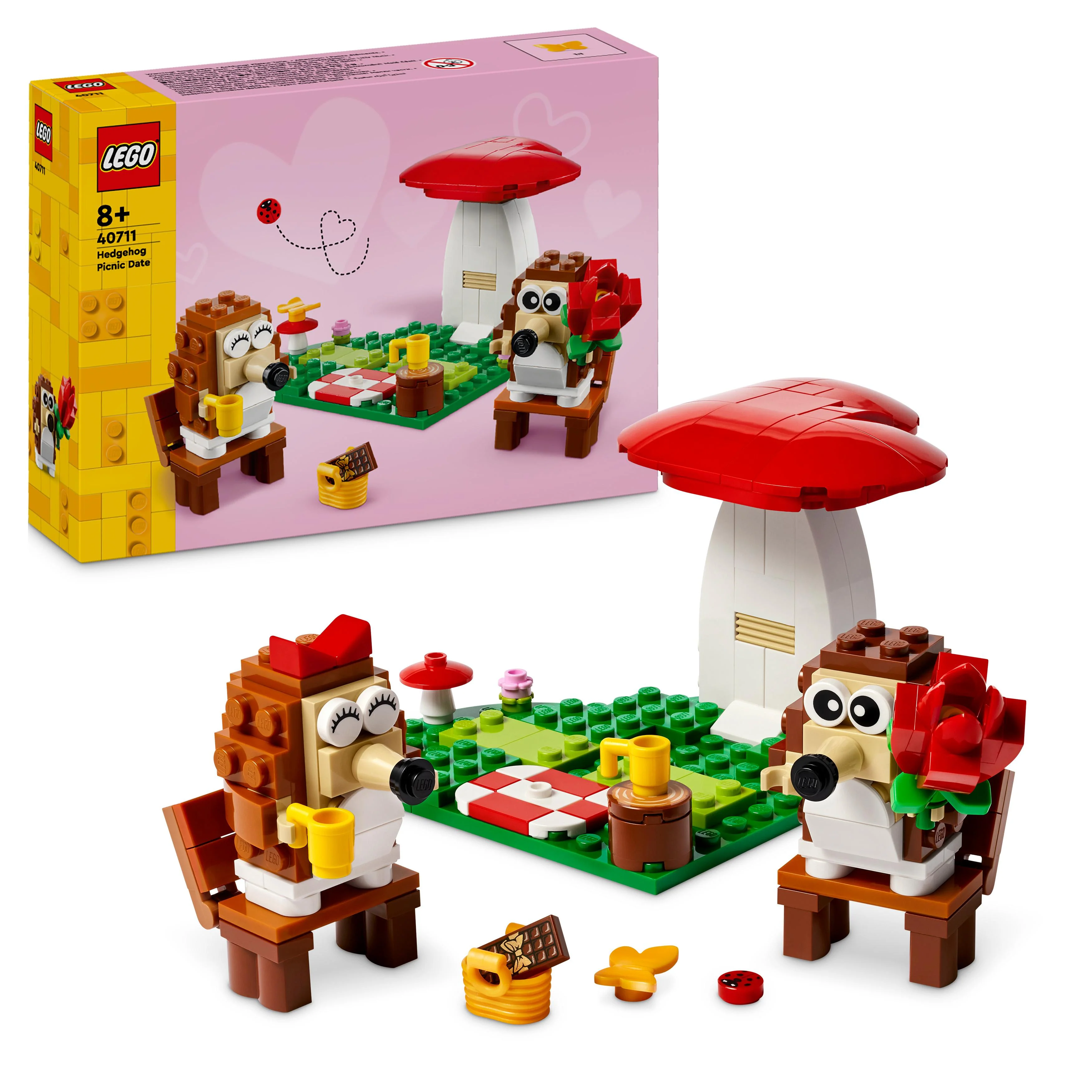 LEGO 40711 Hedgehog Picnic Date - Image 6