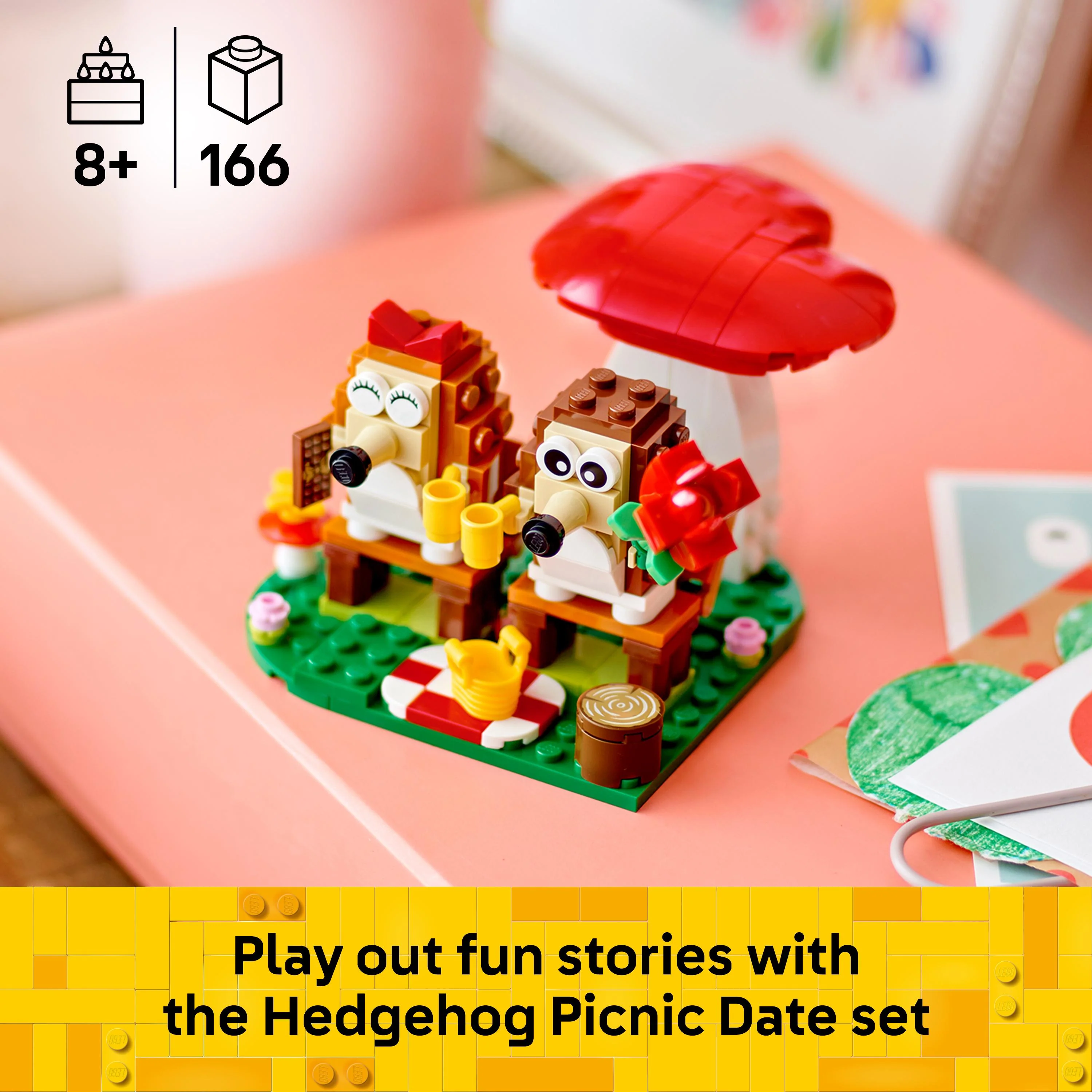 LEGO 40711 Hedgehog Picnic Date - Image 8