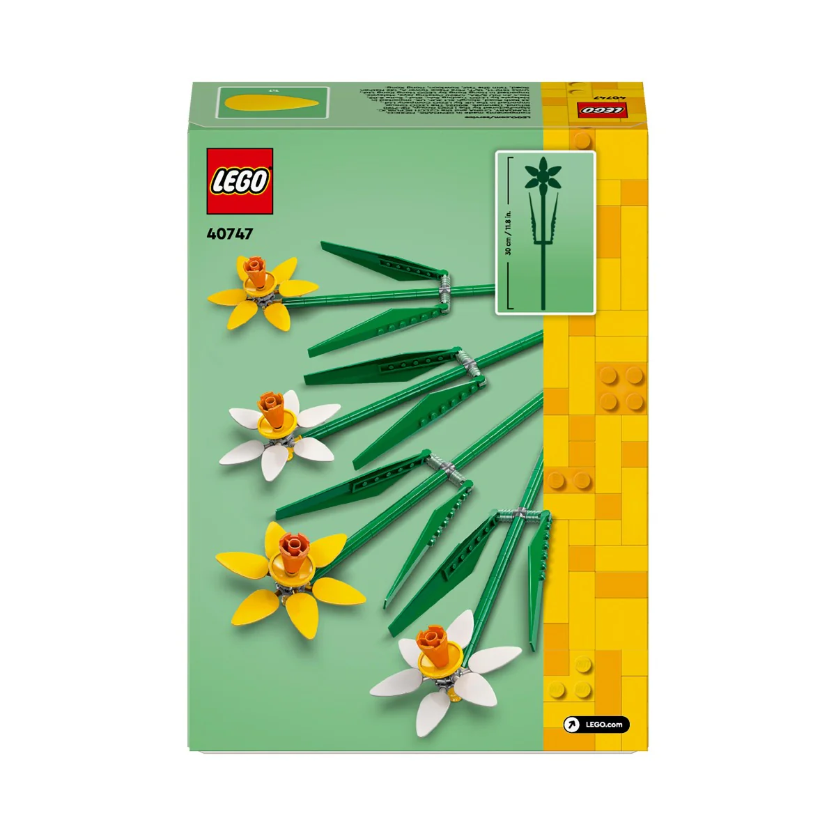 LEGO 40747 Creator Daffodils Artificial Faux Flowers Set - Image 8