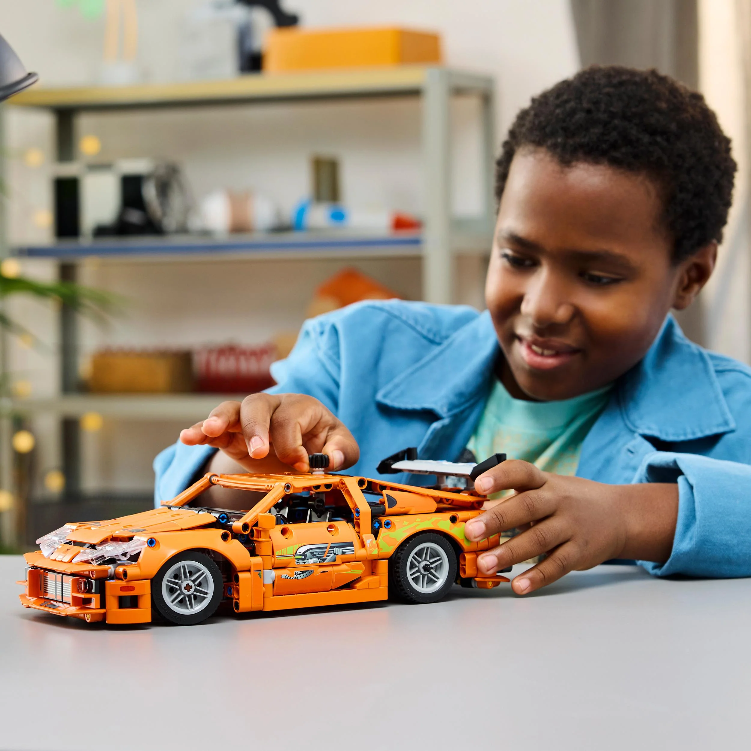 LEGO 42204 Technic Fast and Furious Toyota Supra MK4 Race Car Toy - Image 6