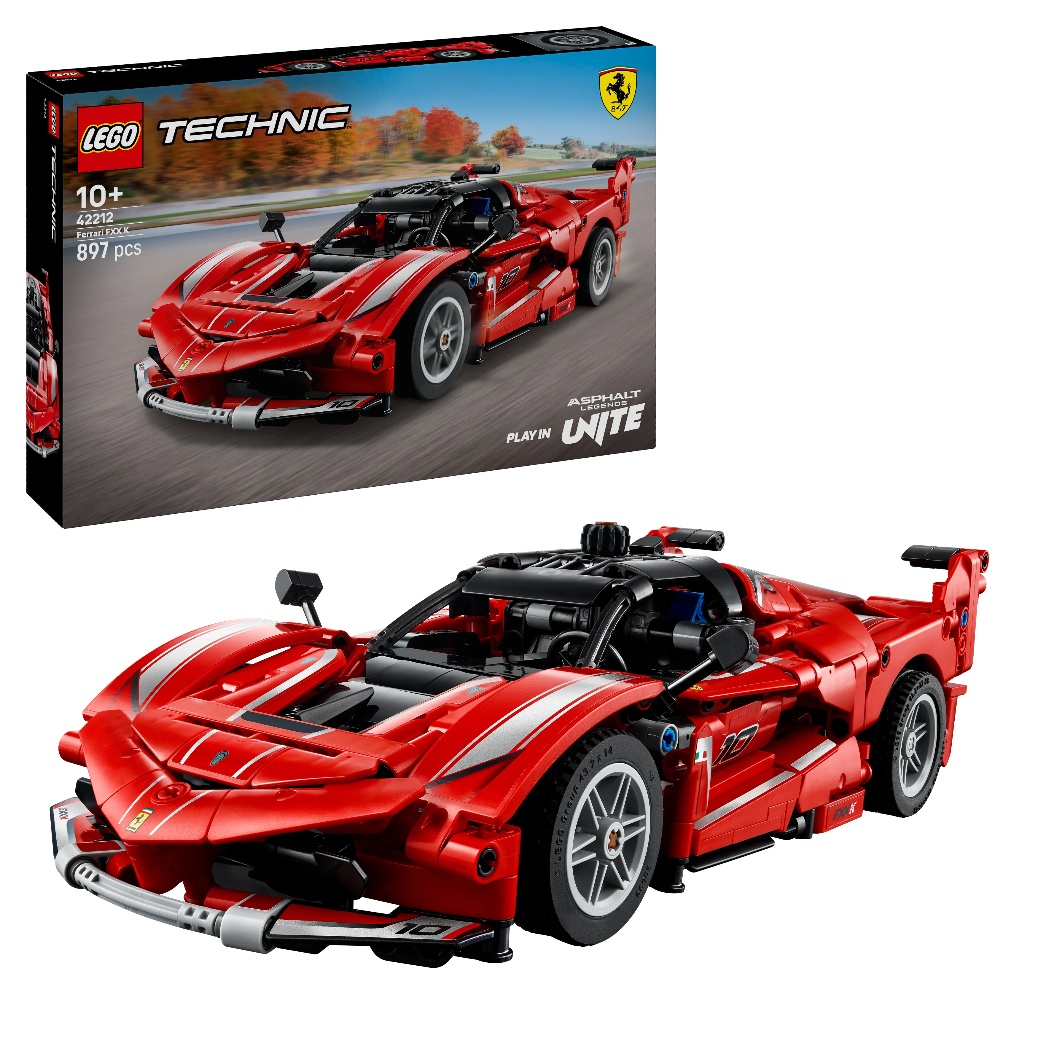 LEGO 42212 Technic Ferrari FXX K Model Car Kit STEM Building Toy - Image 4