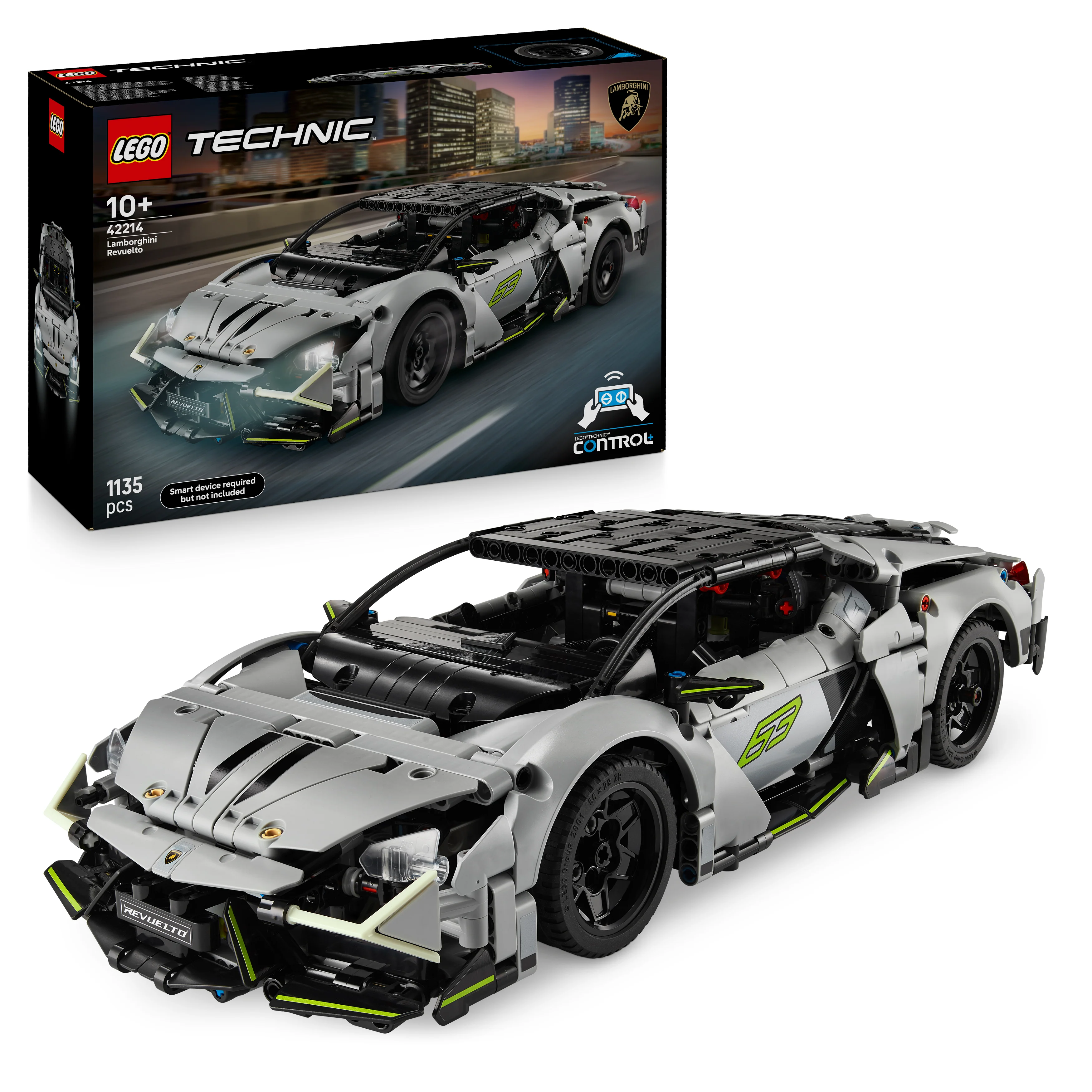 LEGO 42214 Technic Lamborghini Revuelto Super Sports Car Set STEM Building Toy - Image 4