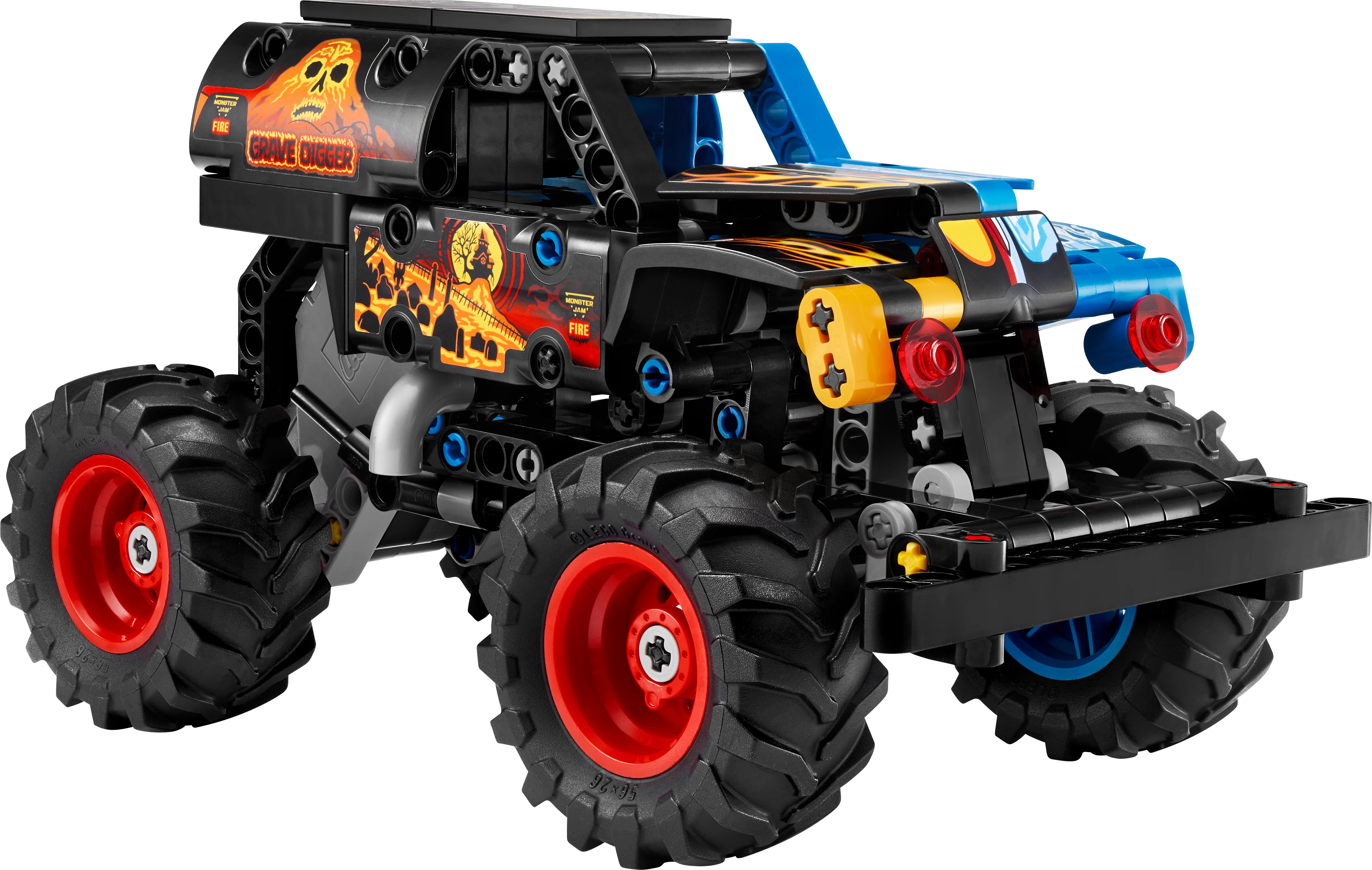 LEGO 42219 Technic Monster Jam Grave Digger Fire and Ice - Image 4