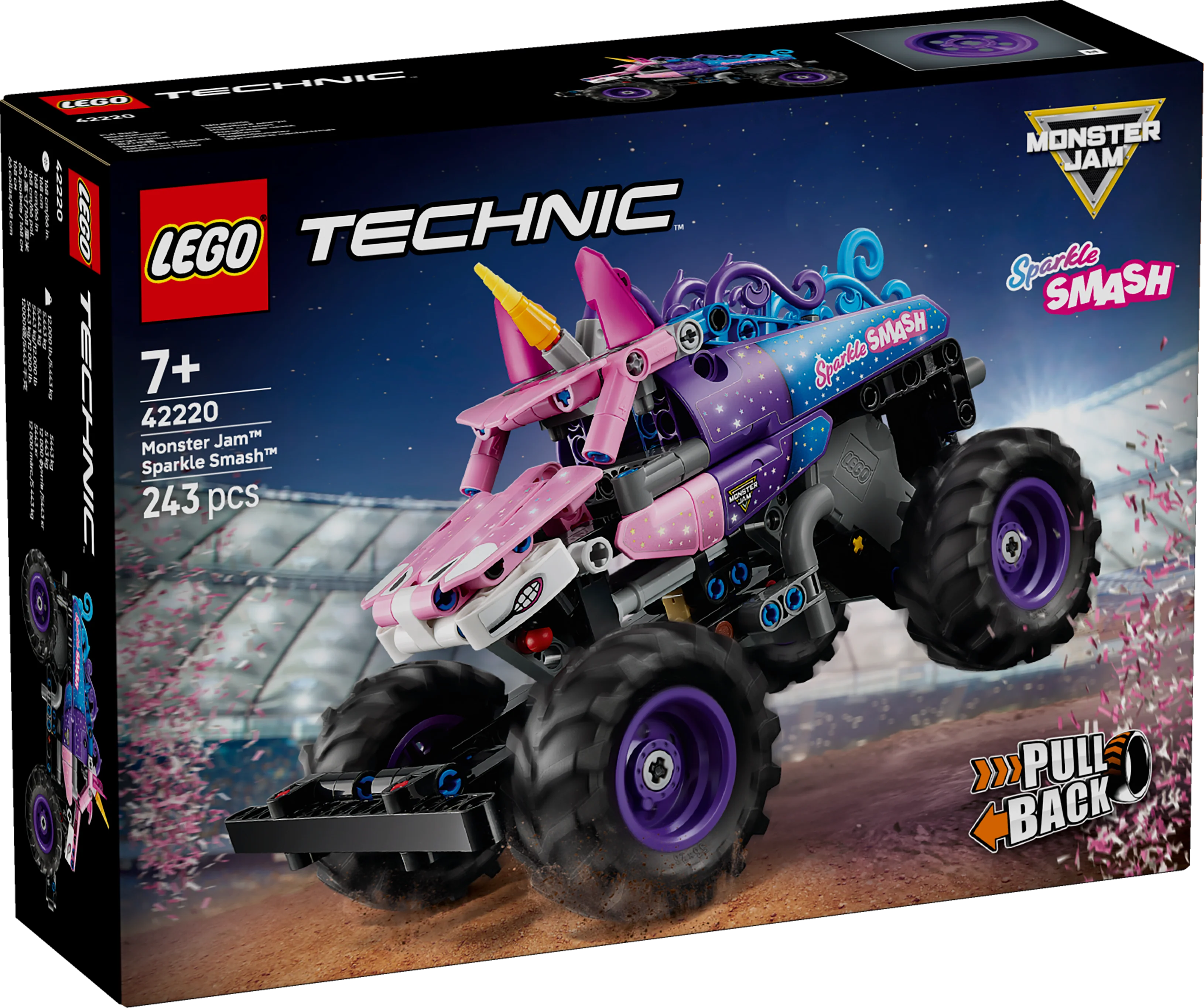 LEGO 42220 Technic Monster Jam Sparkle Smash PullBack - Image 2