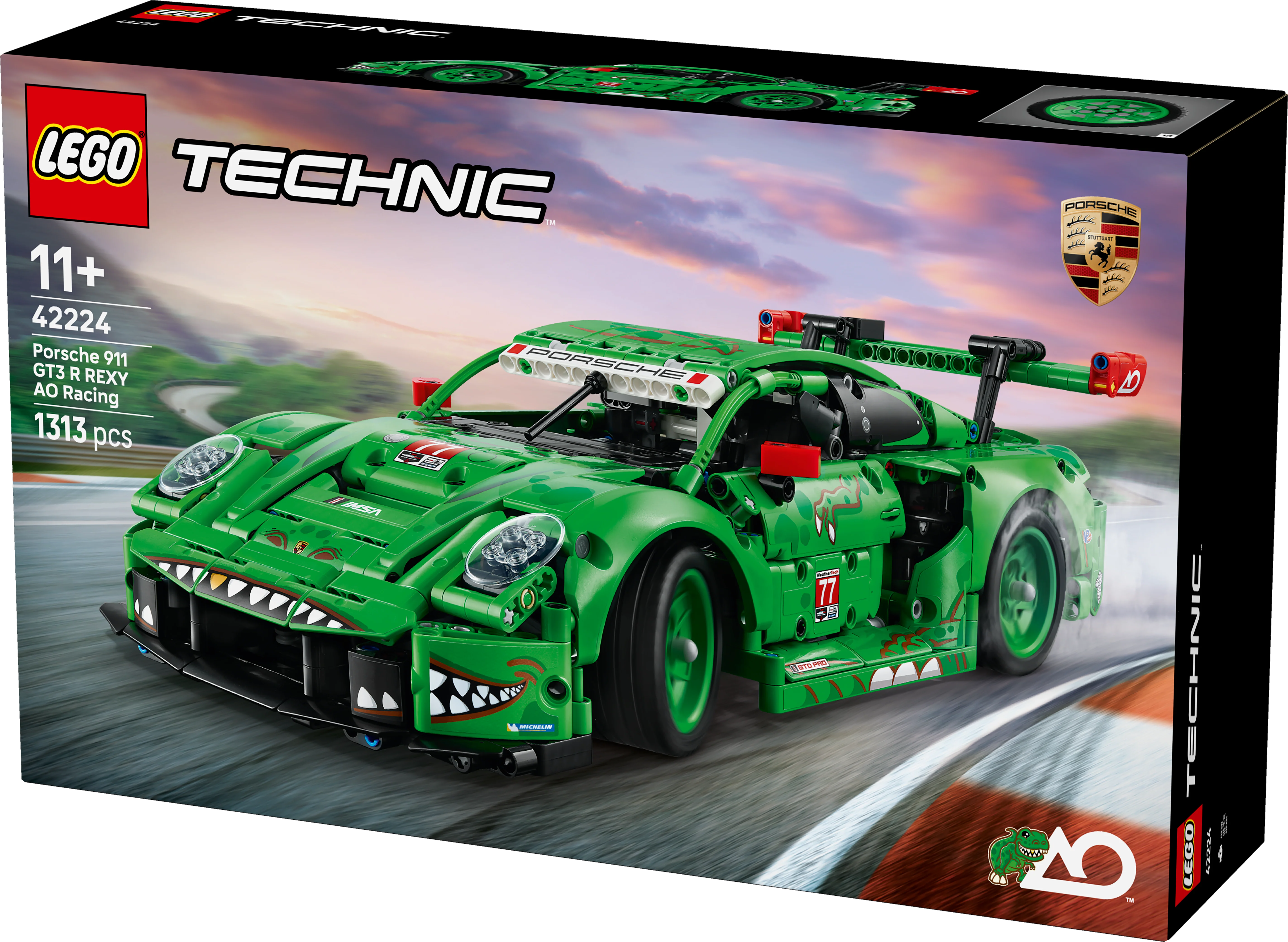 LEGO 42224 Technic Porsche 911 GT3 R REXY AO Racing Car - Image 5