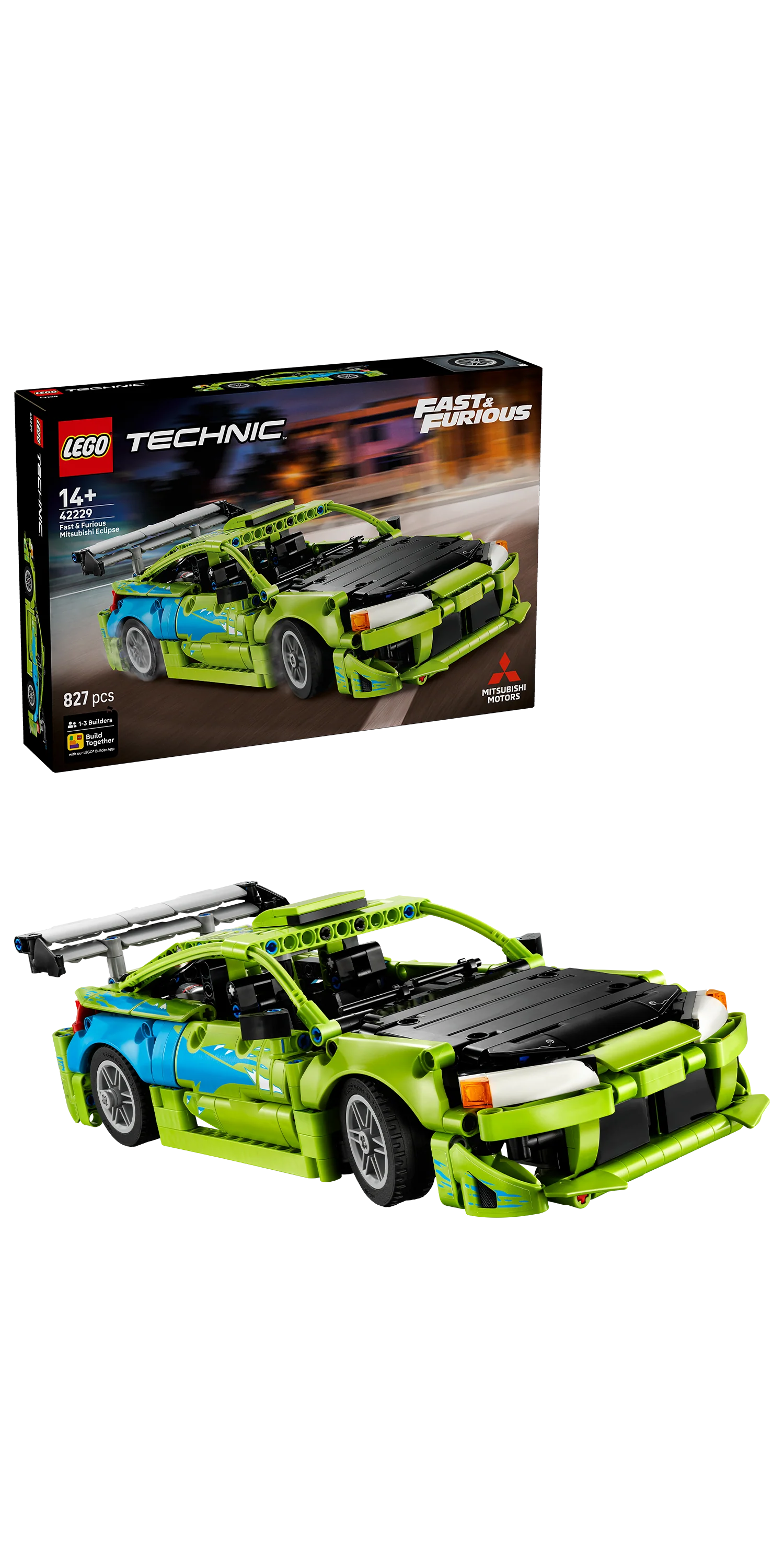LEGO 42229 Technic™ Fast and Furious Mitsubishi Eclipse Car - Image 2