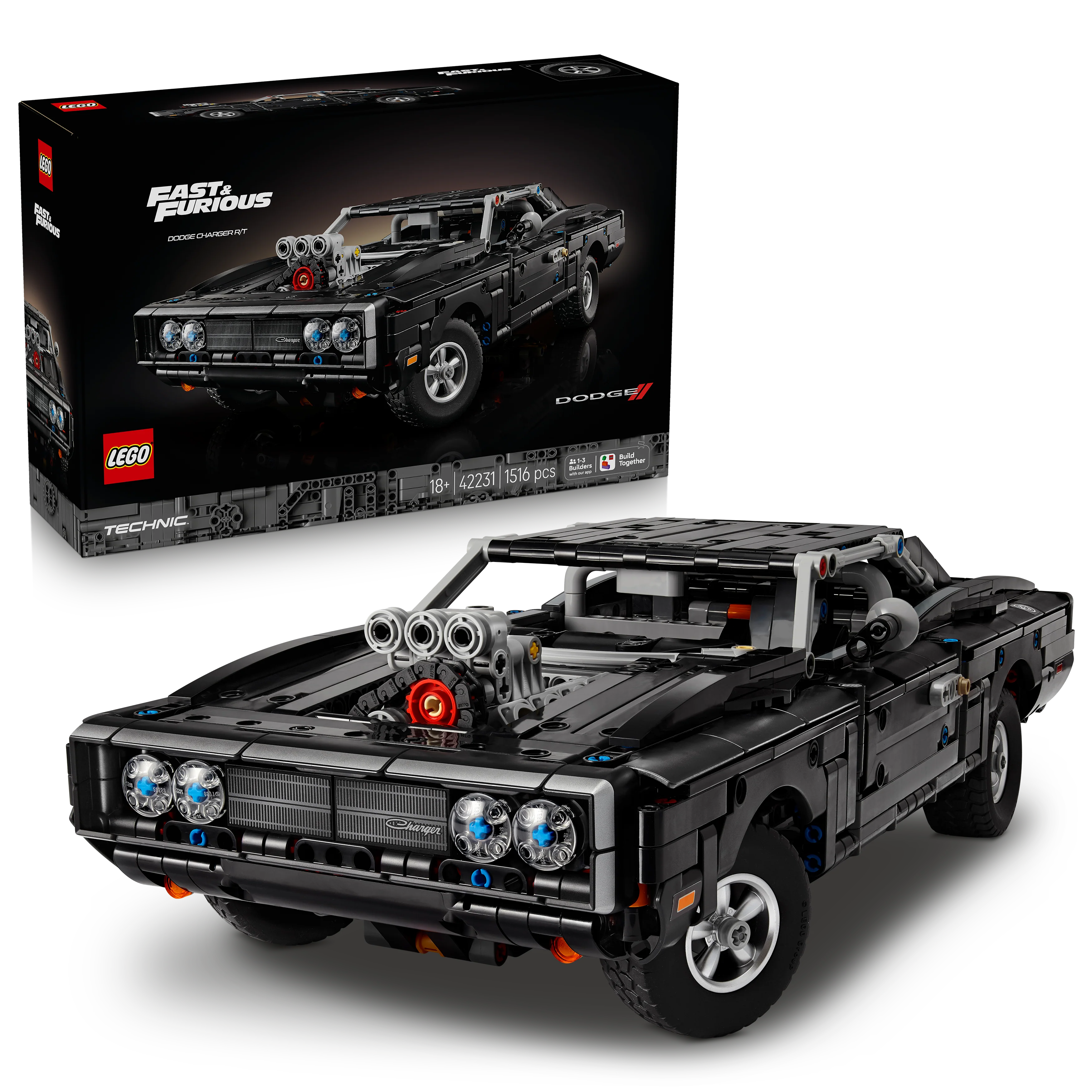 LEGO 42231 Technic™ Fast and Furious Dodge Charger R/T Car - Image 2
