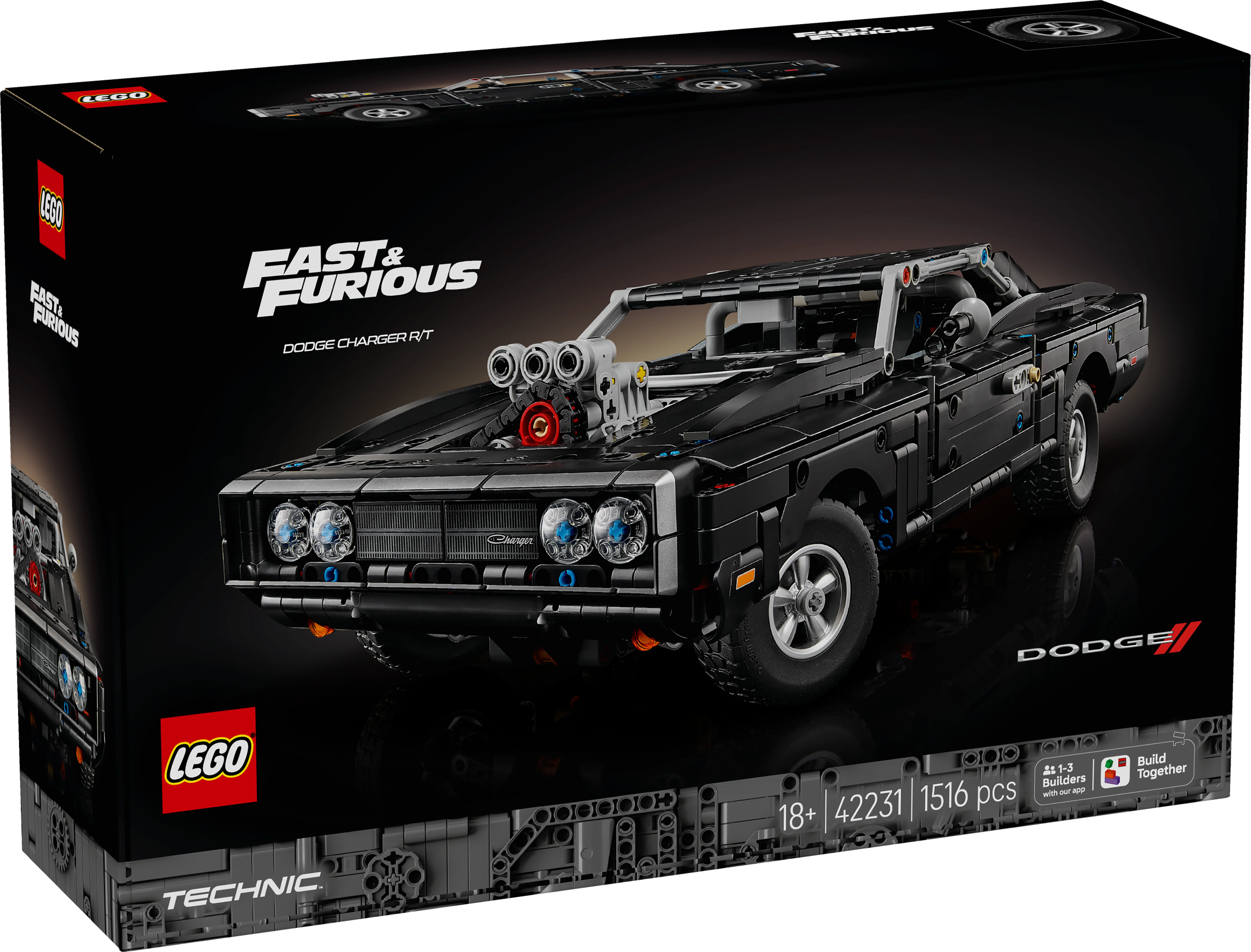 LEGO 42231 Technic™ Fast and Furious Dodge Charger R/T Car - Image 3