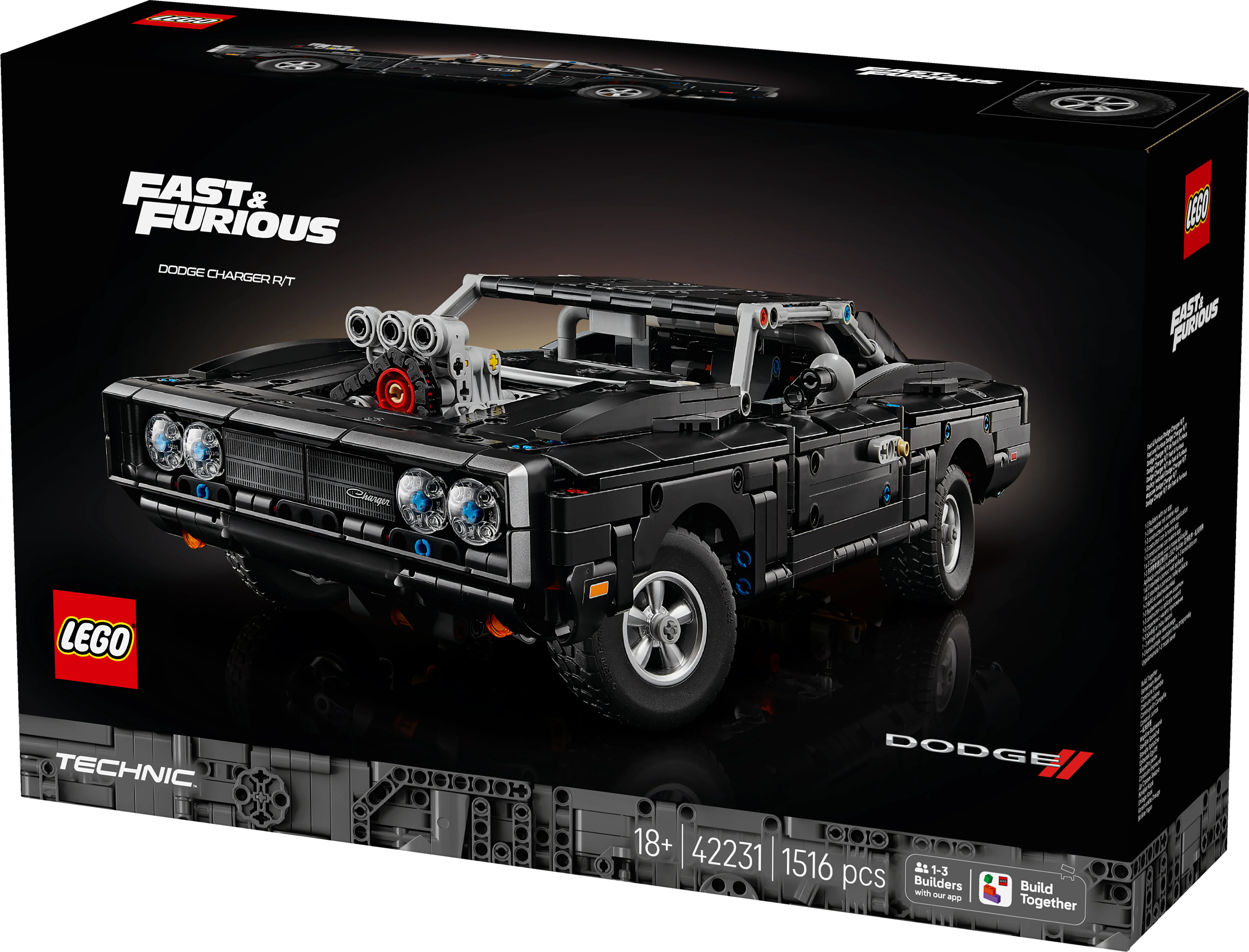 LEGO 42231 Technic™ Fast and Furious Dodge Charger R/T Car - Image 5
