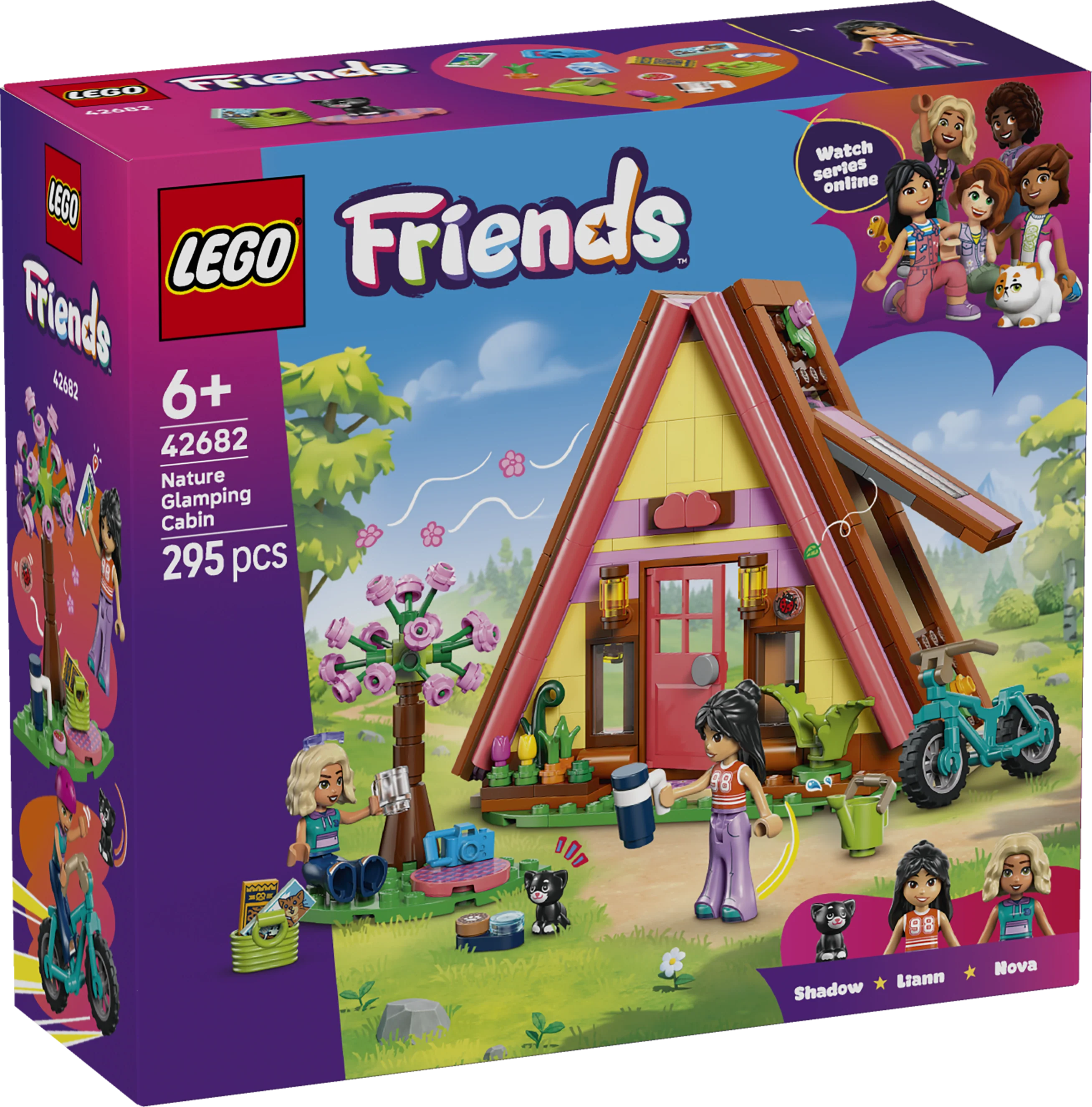LEGO 42682 Friends Nature Glamping Cabin Building Toy
